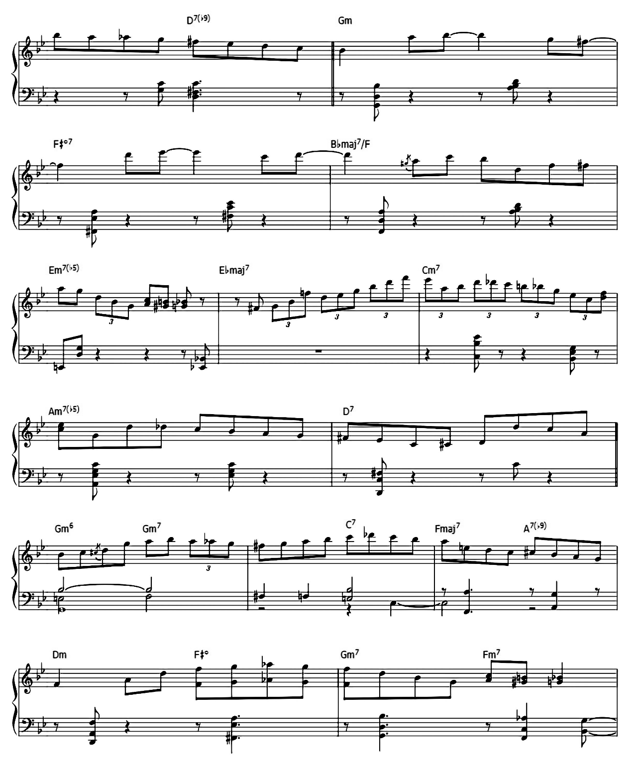 A Time For Love sheet music 6