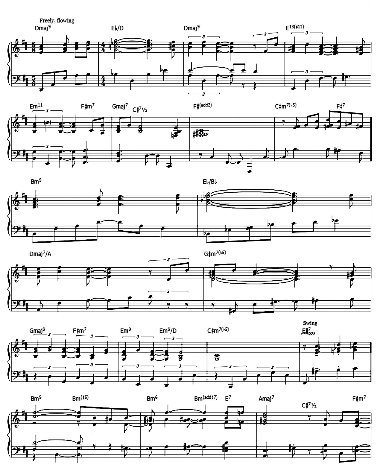 A Time For Love sheet music 8