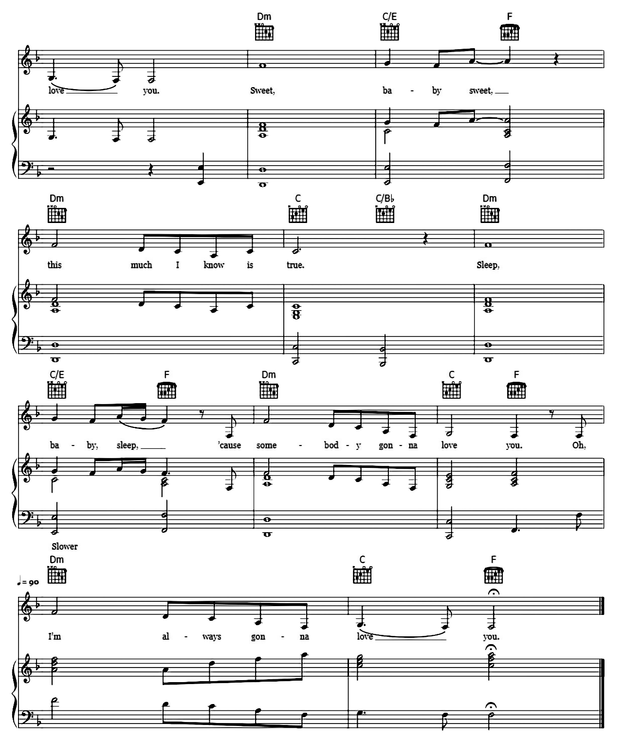 Somebody Gonna Love You (from The Color Purple) sheet music 2