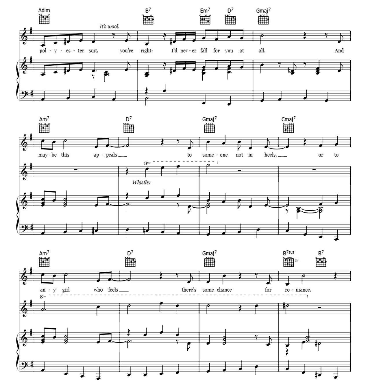 A Lovely Night sheet music 4