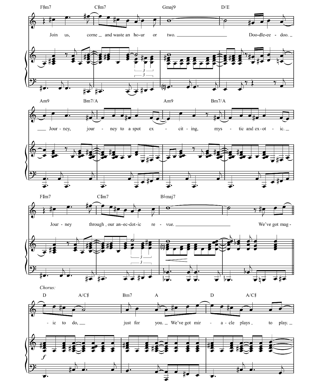 Magic To Do (from Pippin) sheet music 2