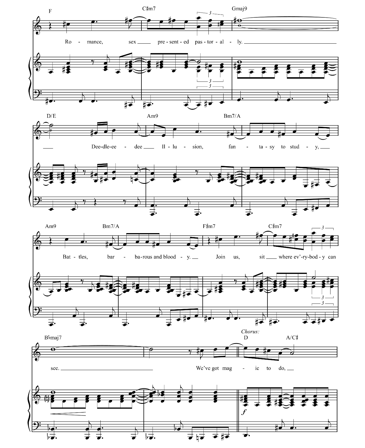 Magic To Do (from Pippin) sheet music 4