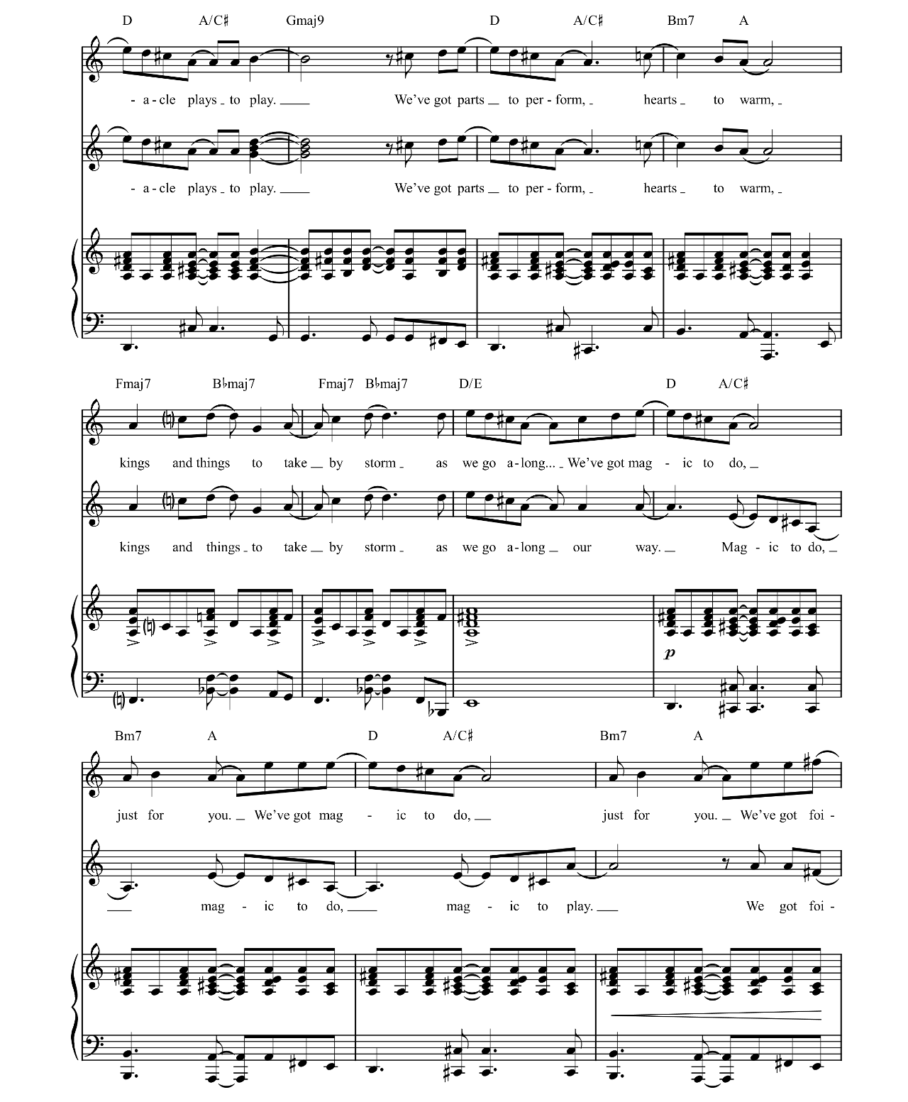 Magic To Do (from Pippin) sheet music 7