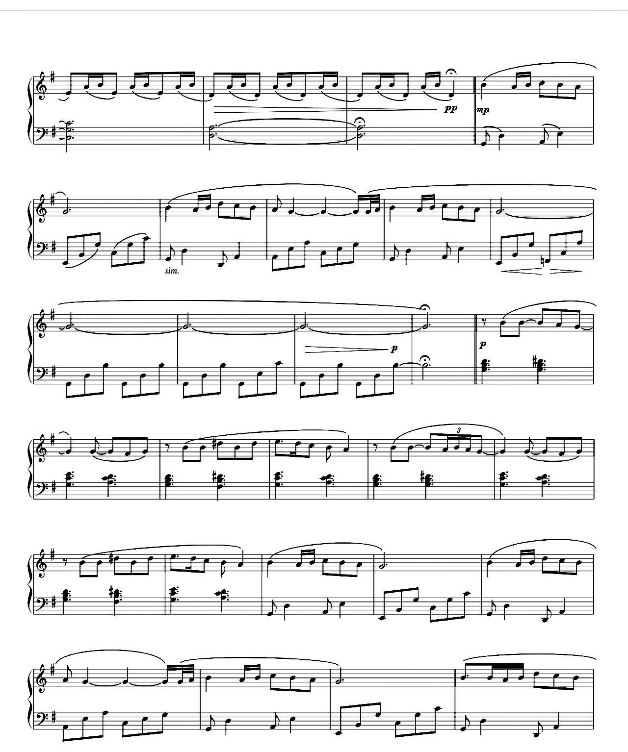 Nobody Knows sheet music 2