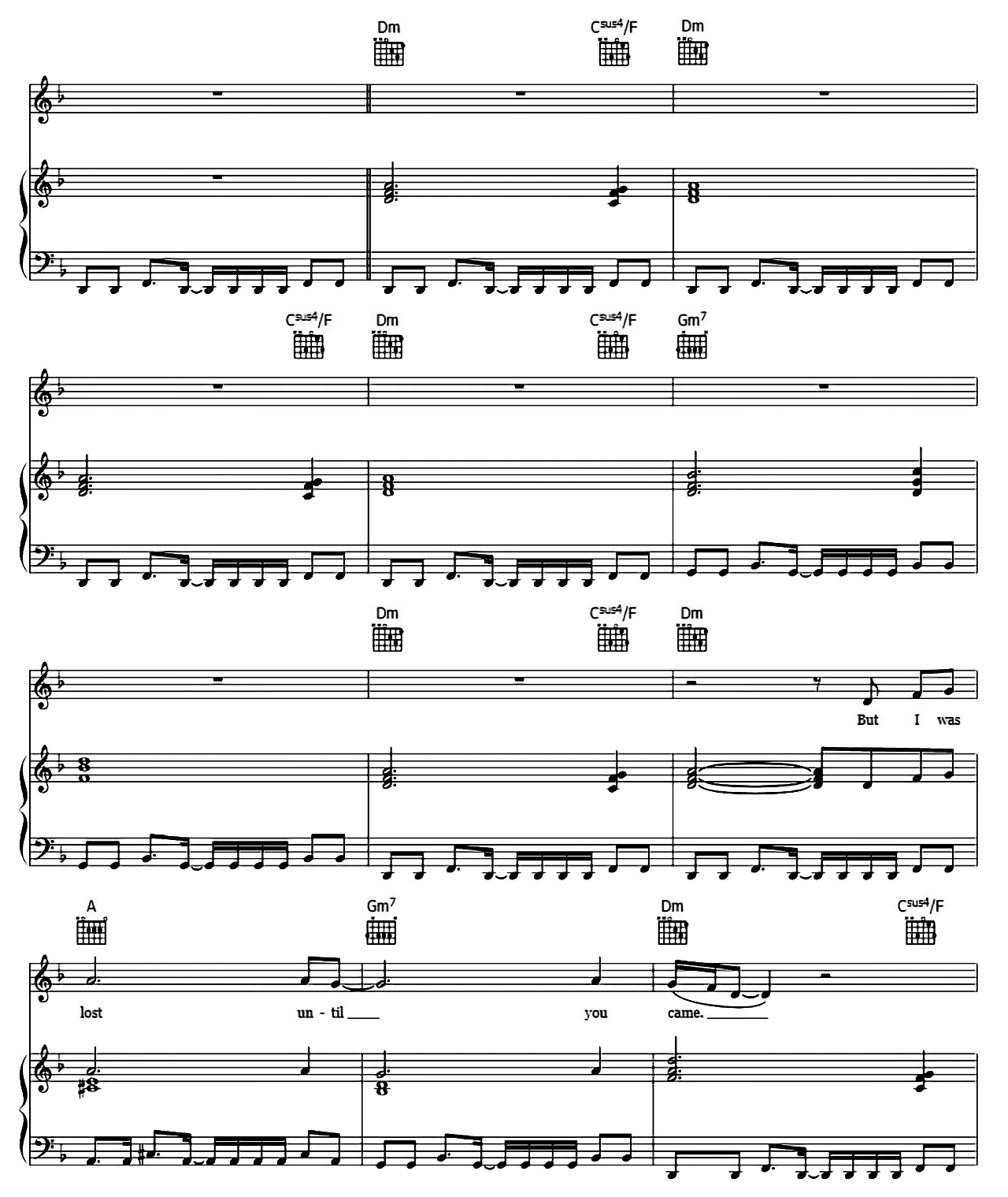 Precious sheet music 3