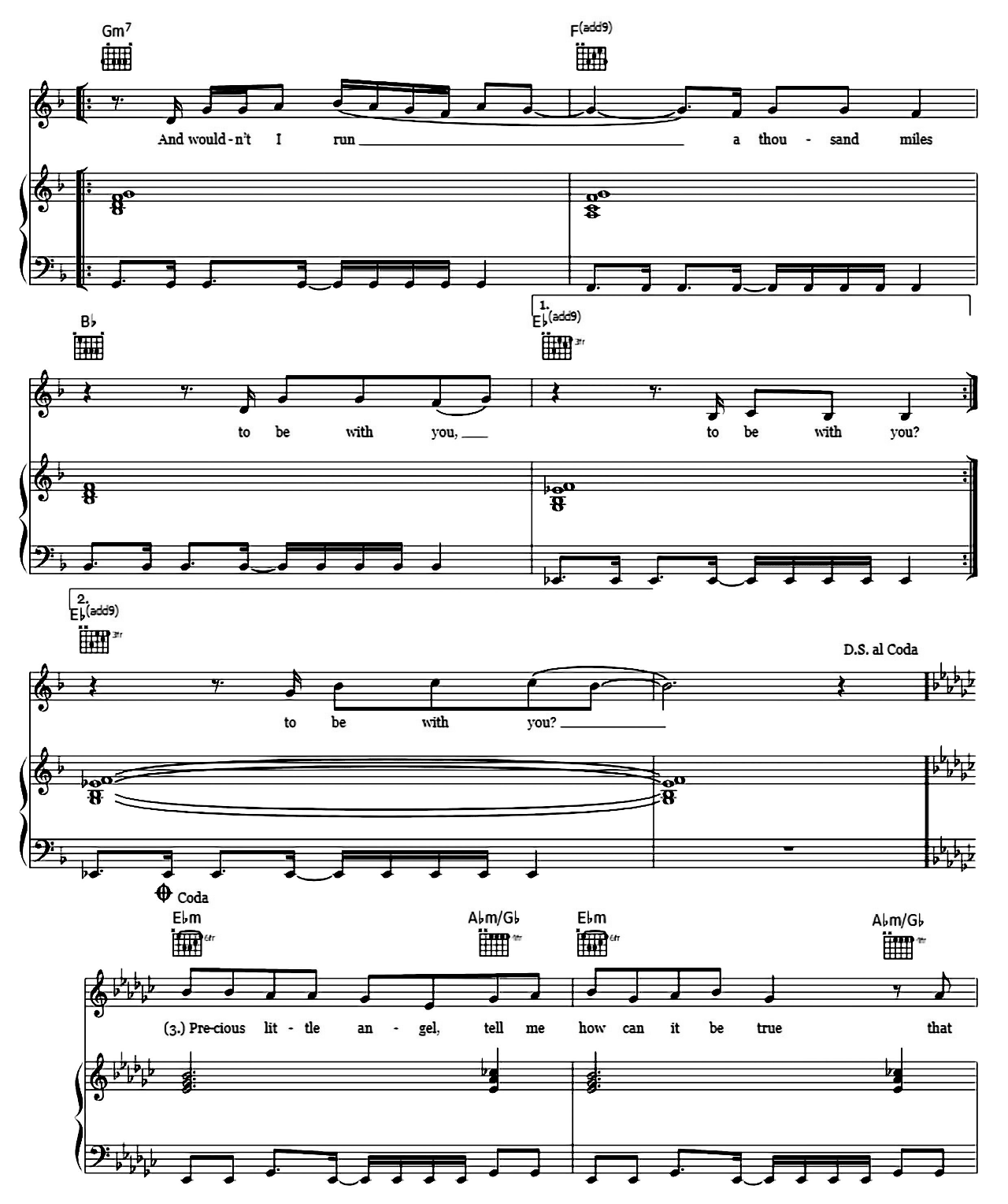 Precious sheet music 6