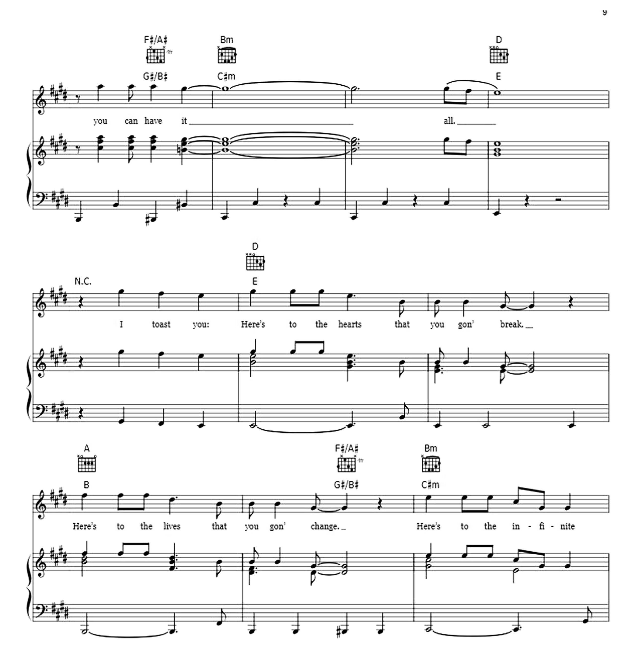 Have It All sheet music 9