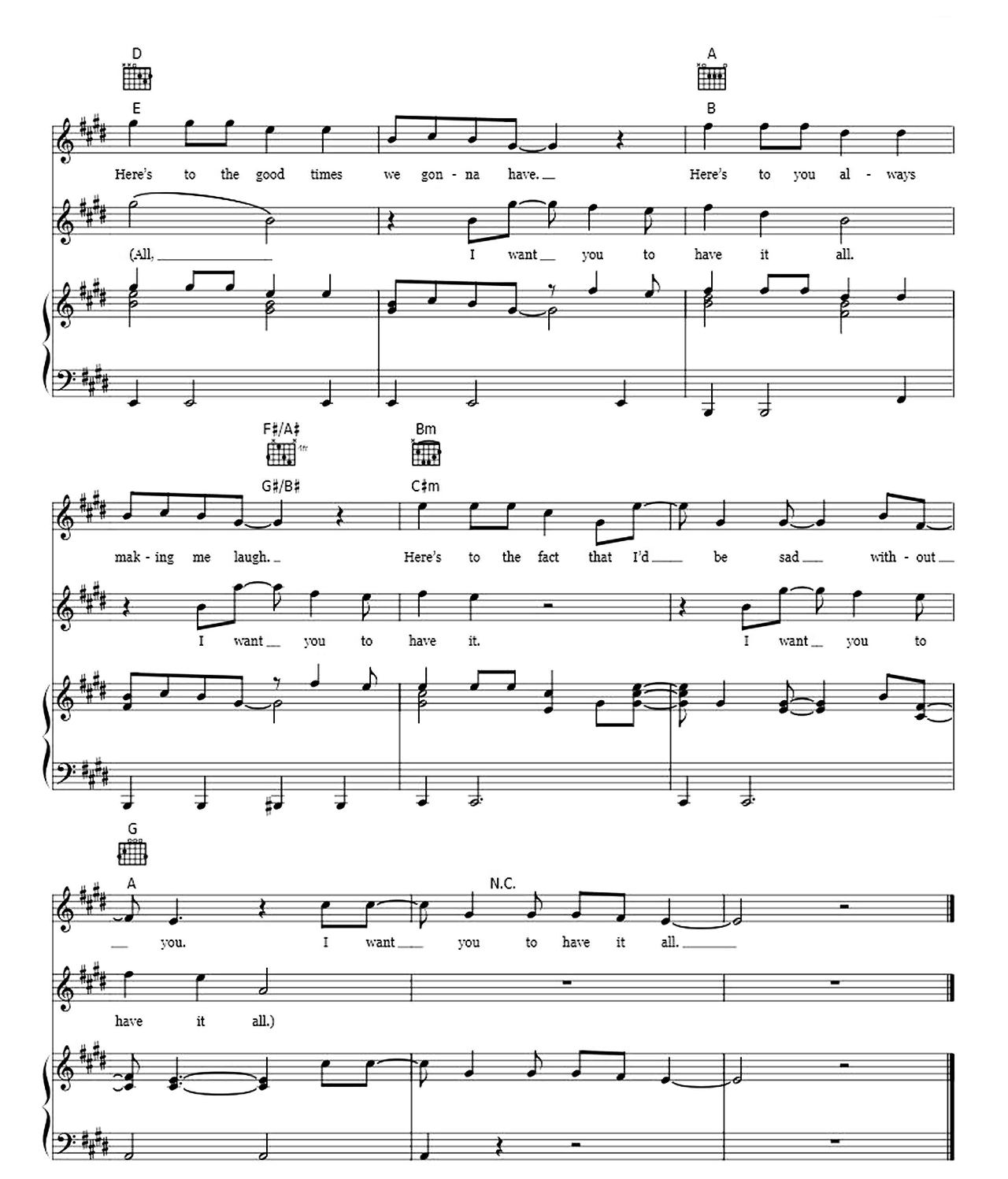 Have It All sheet music 12