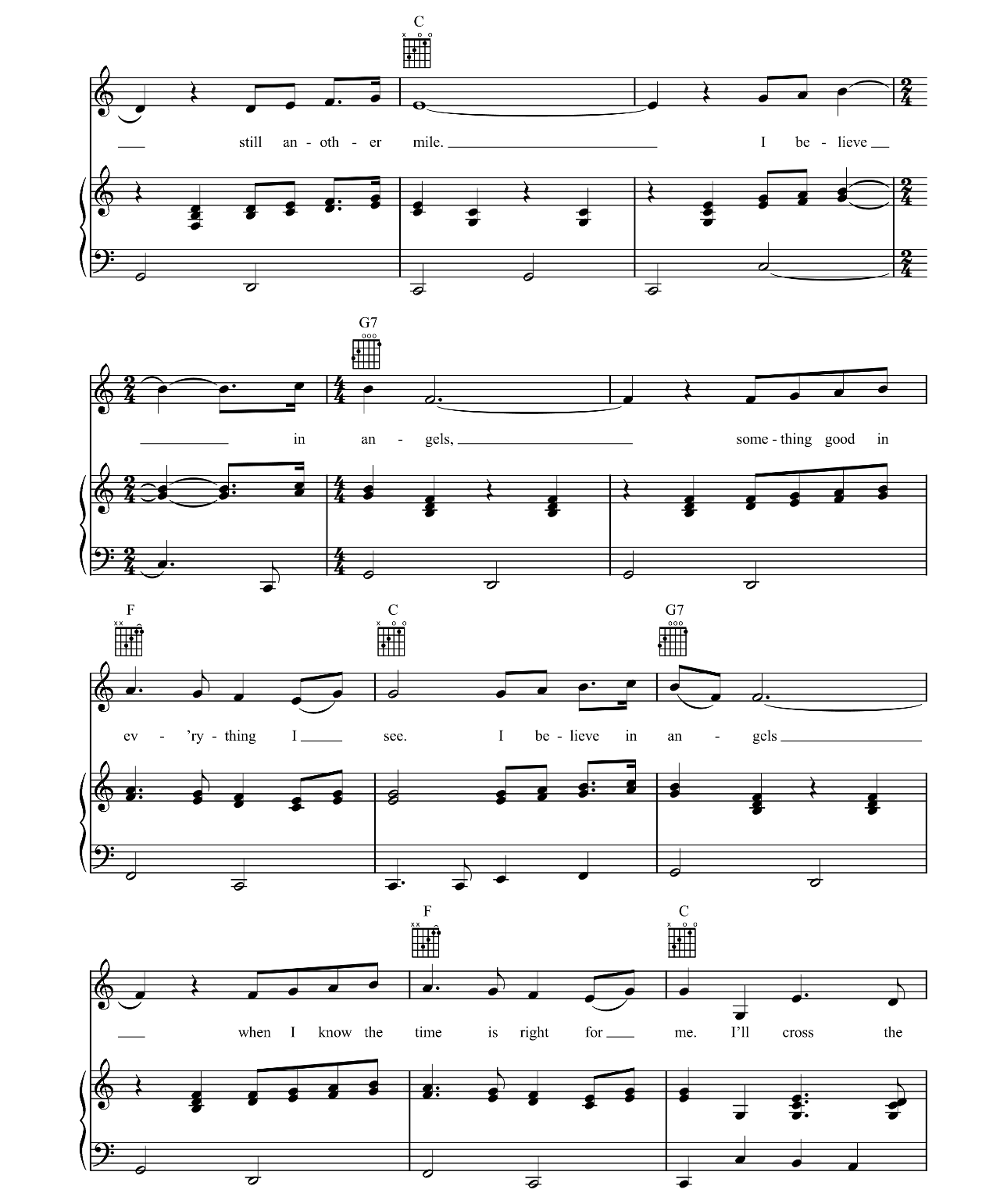I Have A Dream sheet music 5