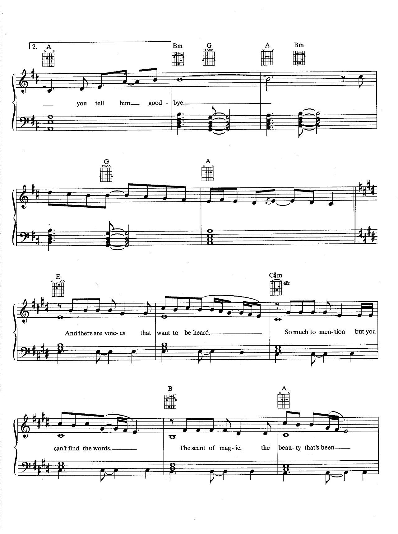 Listen To Your Heart sheet music 3