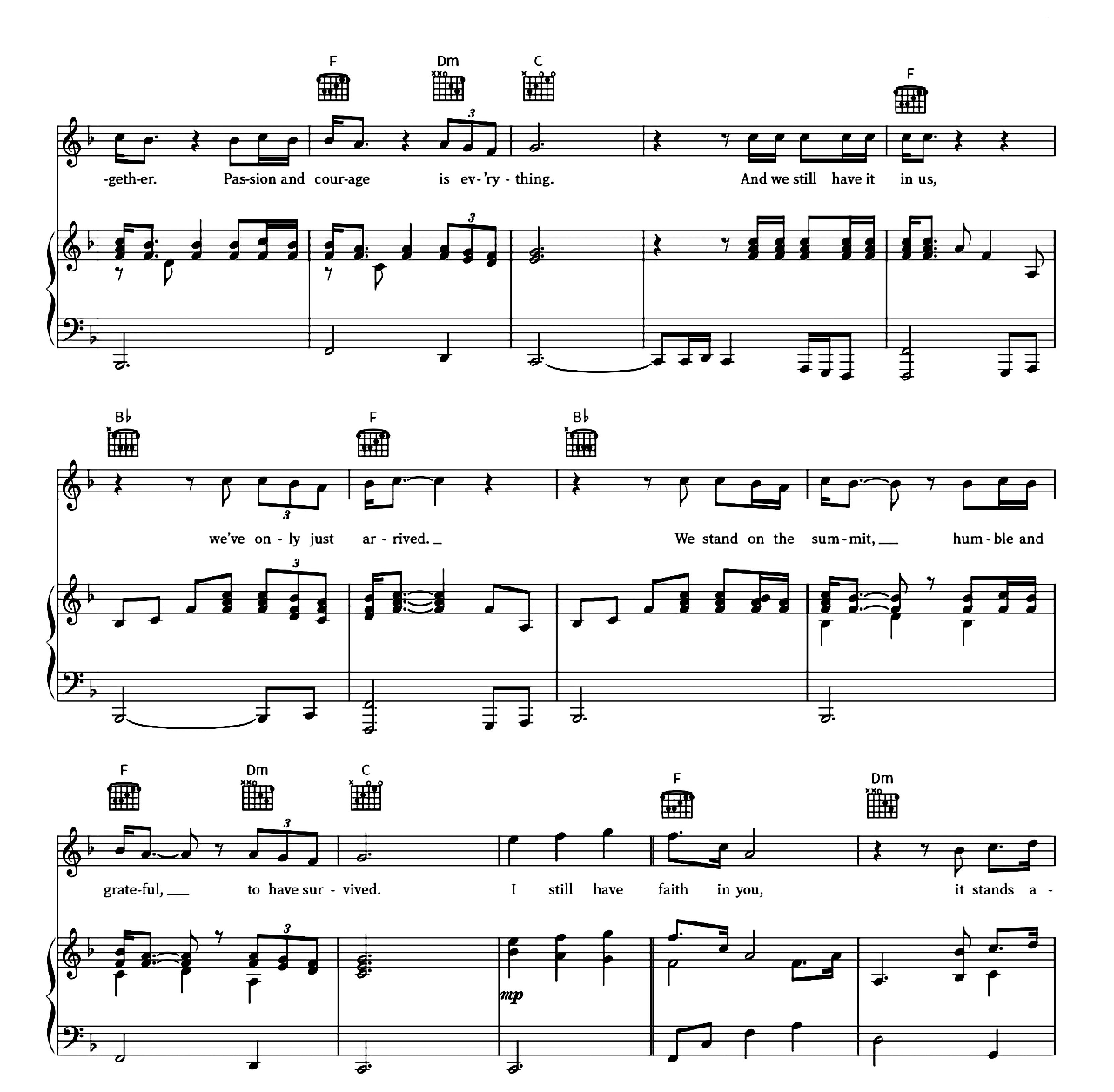 I Still Have Faith In You sheet music 7