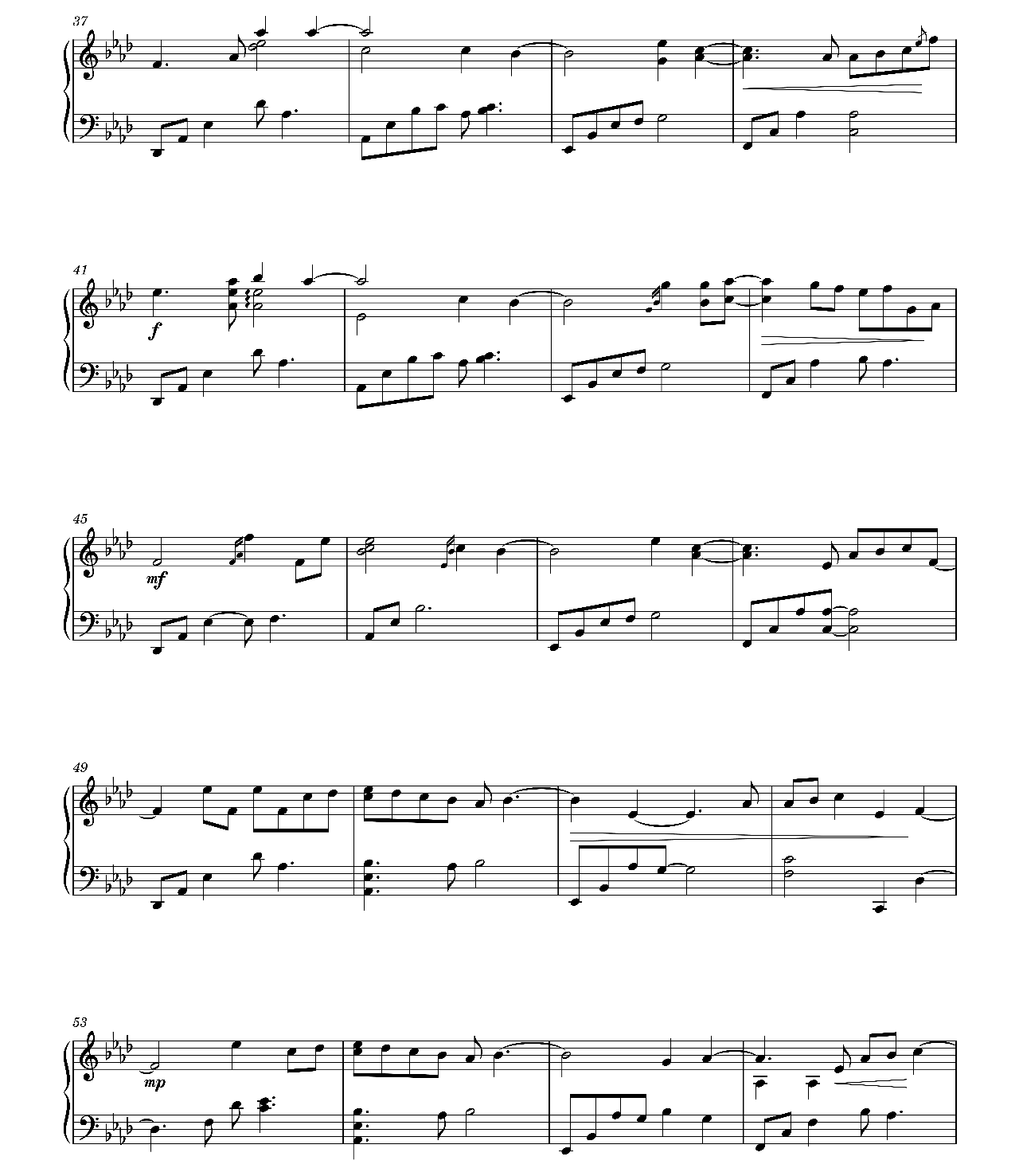 One sheet music 3
