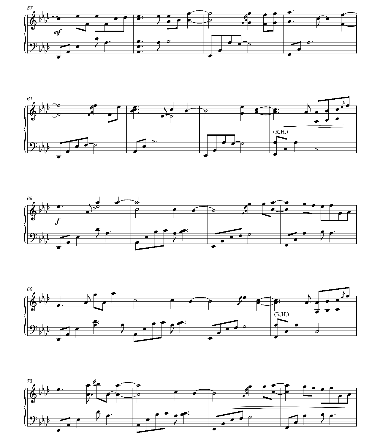 One sheet music 4