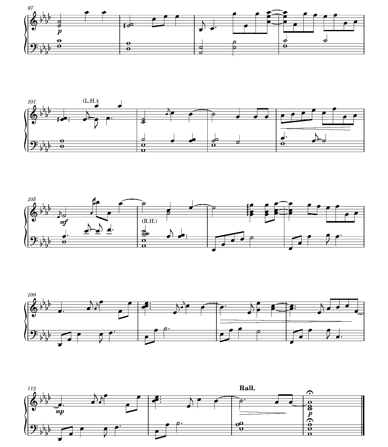 One sheet music 6
