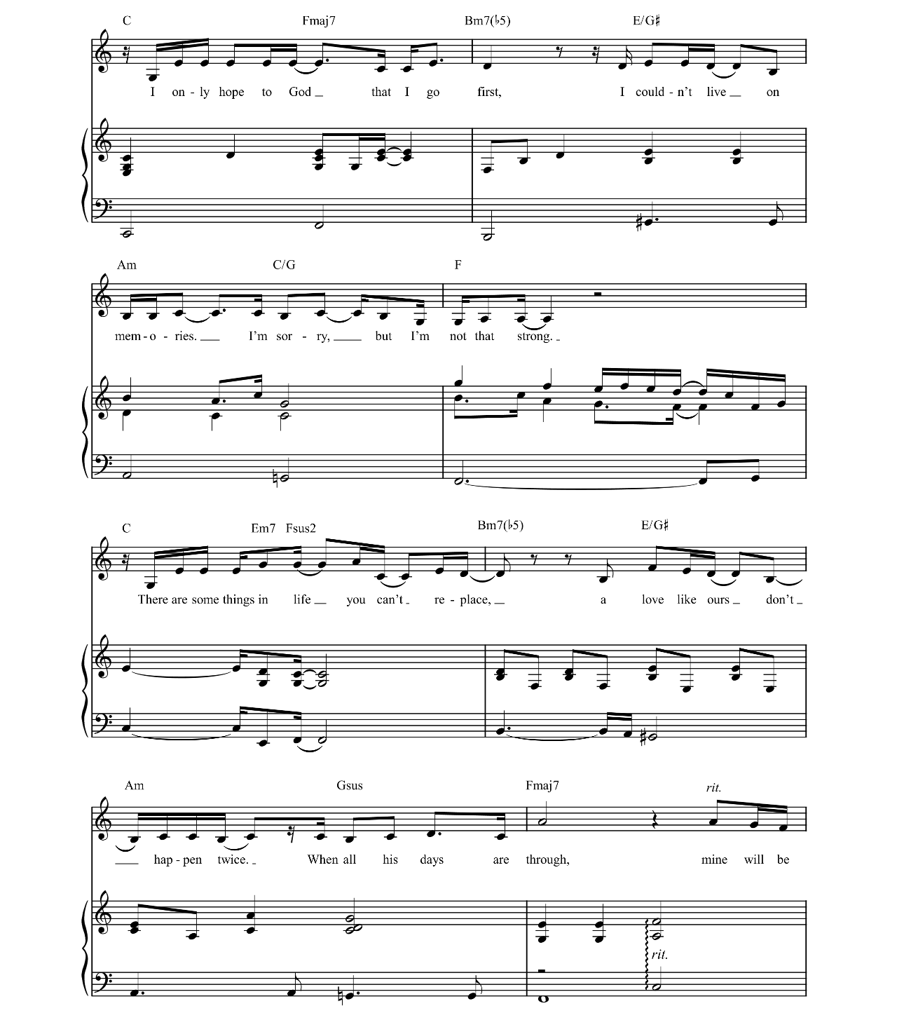 Dyin' Ain't So Bad (from Bonnie & Clyde) sheet music 2