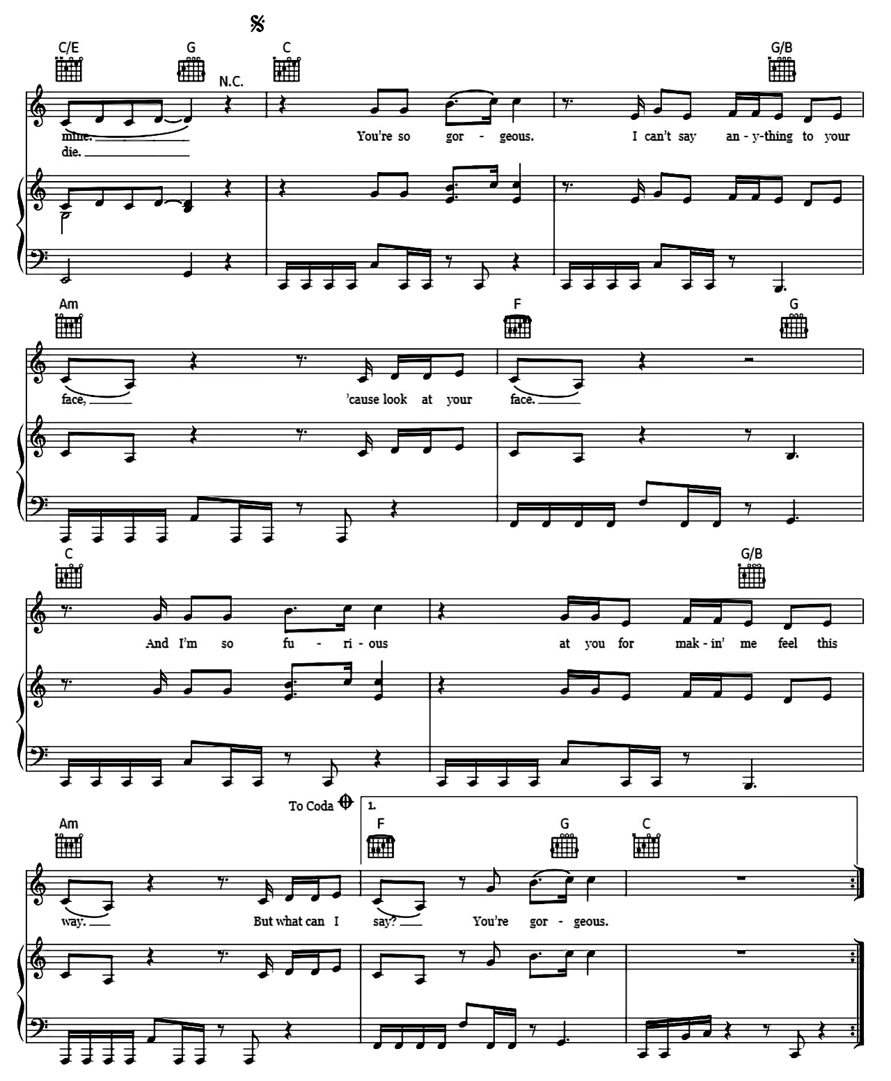 Gorgeous sheet music 3