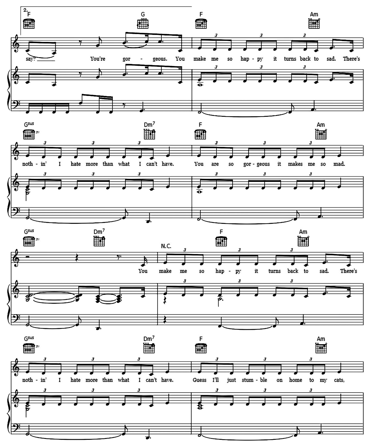 Gorgeous sheet music 4