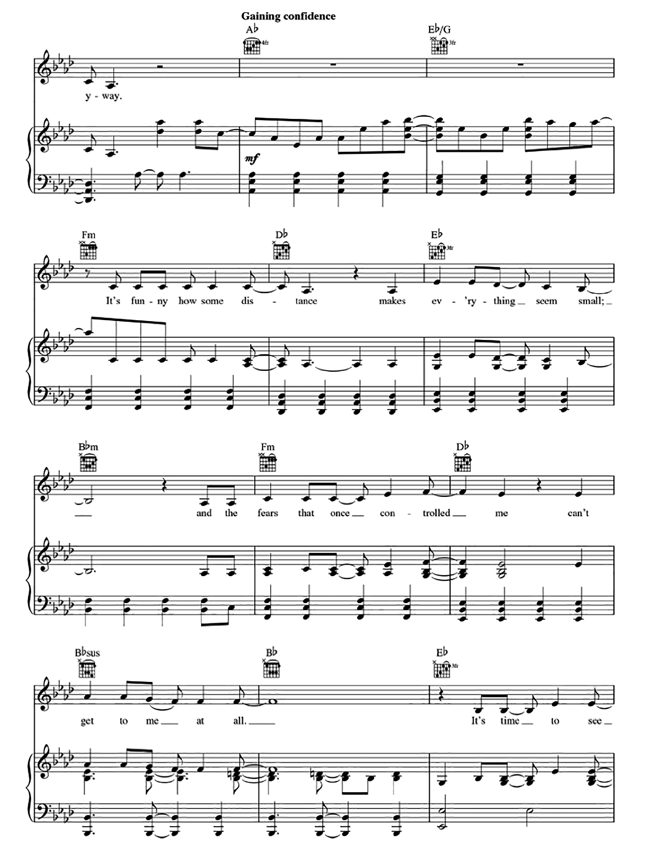 Let It Go sheet music 5