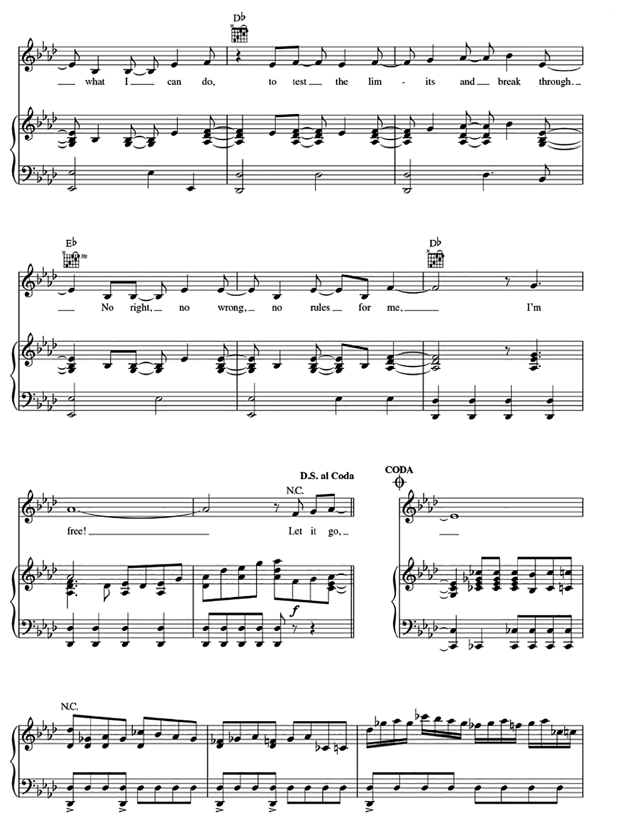 Let It Go sheet music 6