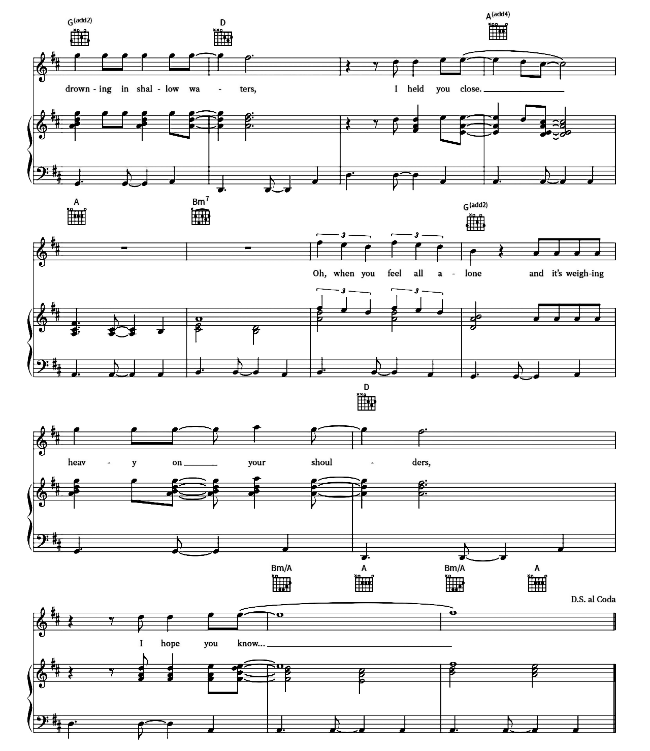 Blurry Eyes sheet music 4