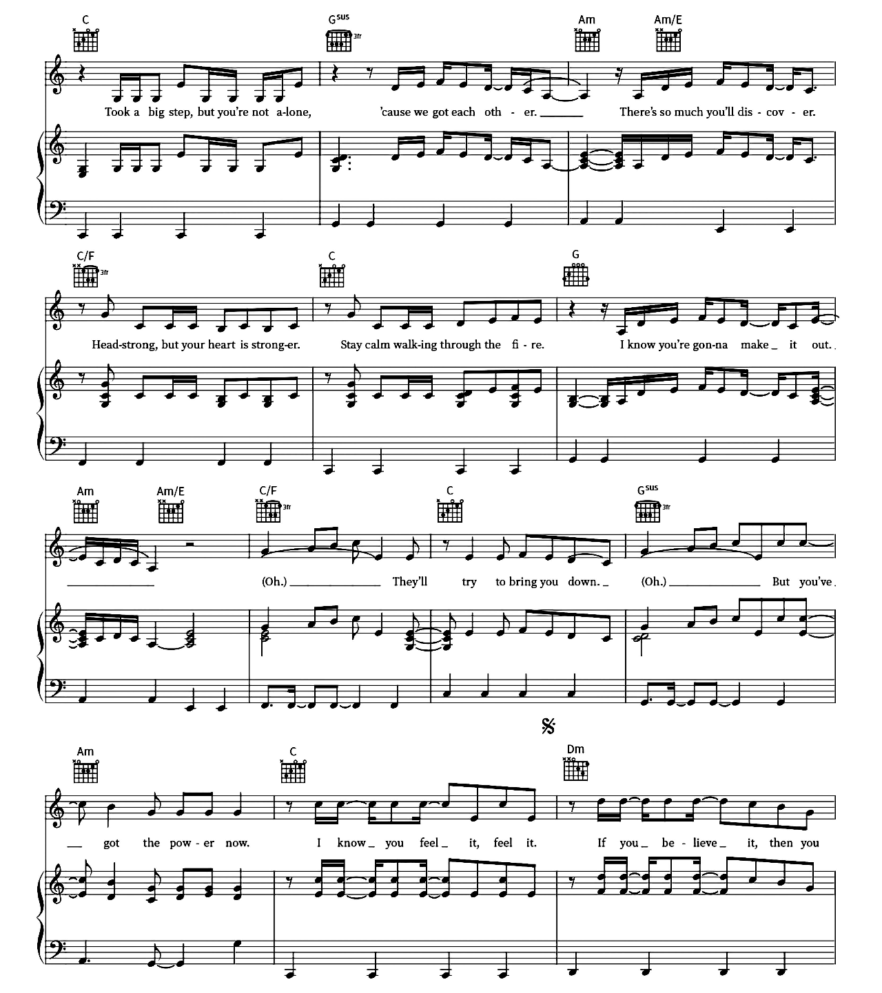 Electric sheet music 3