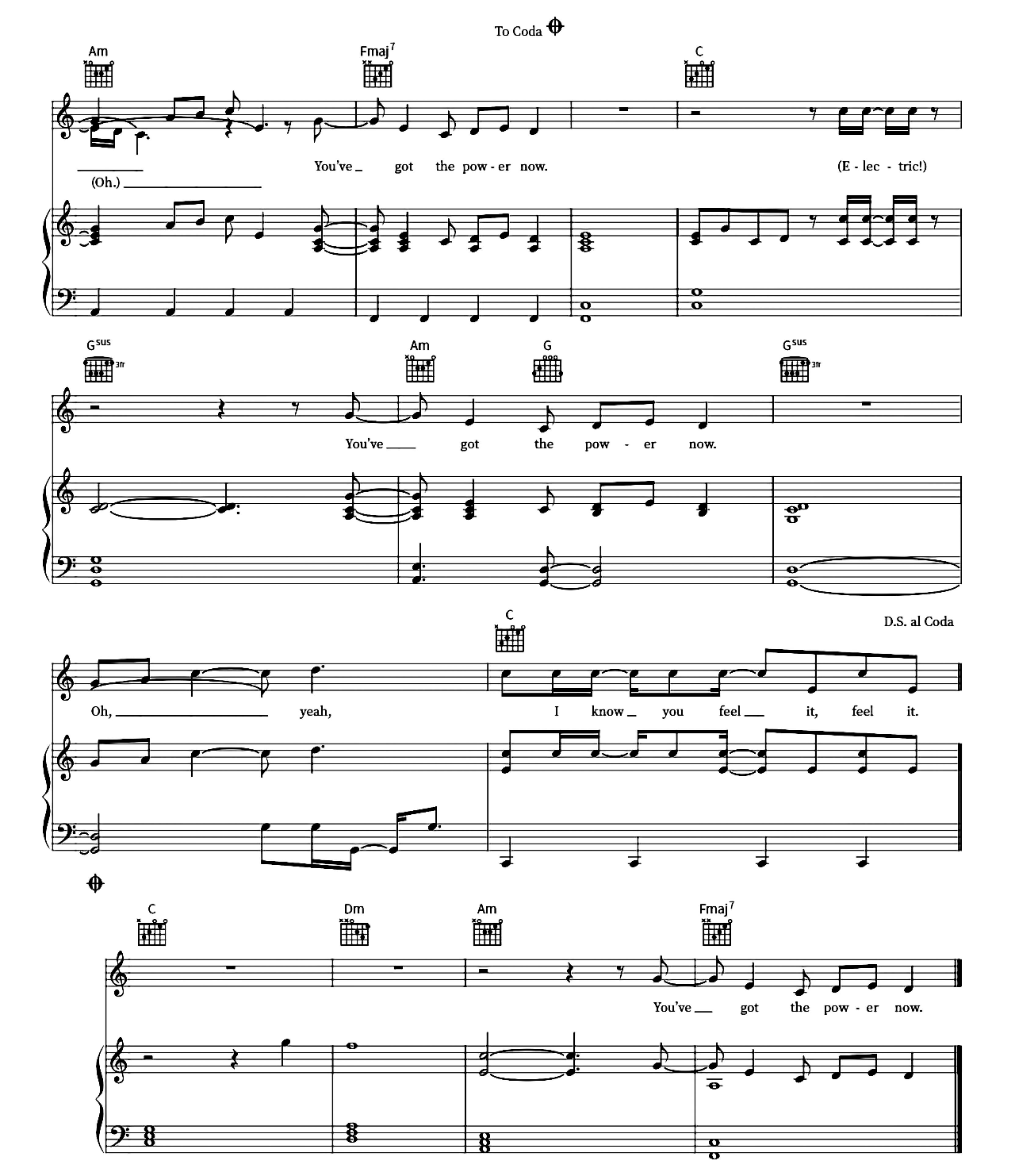 Electric sheet music 5