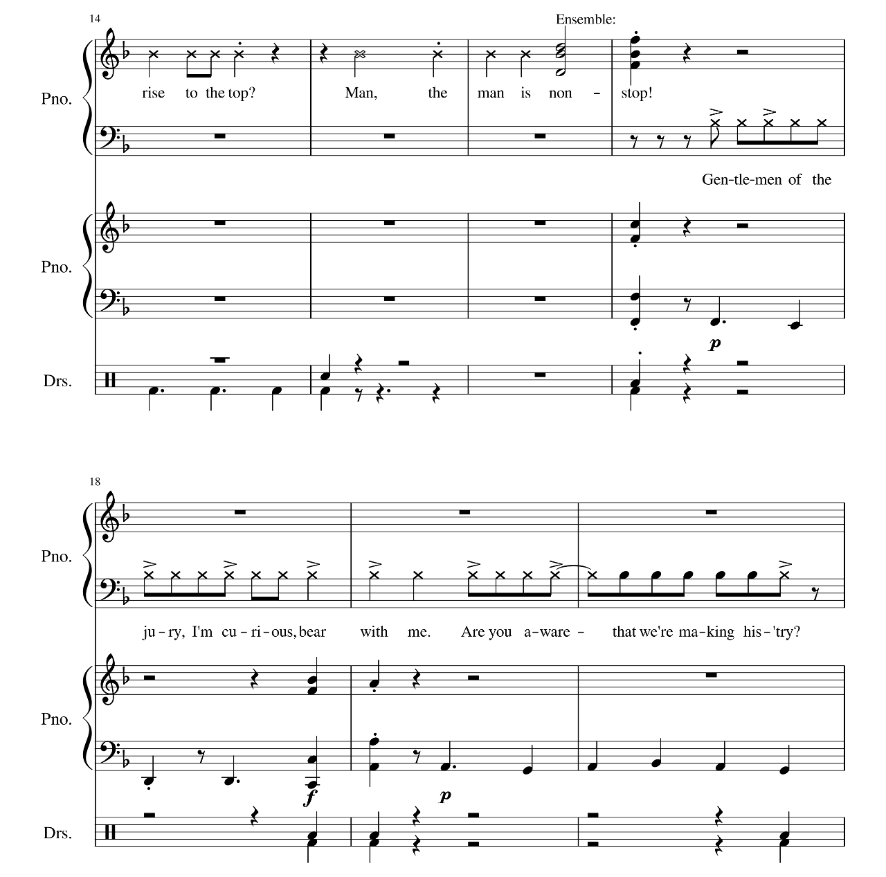 Non Stop sheet music 3