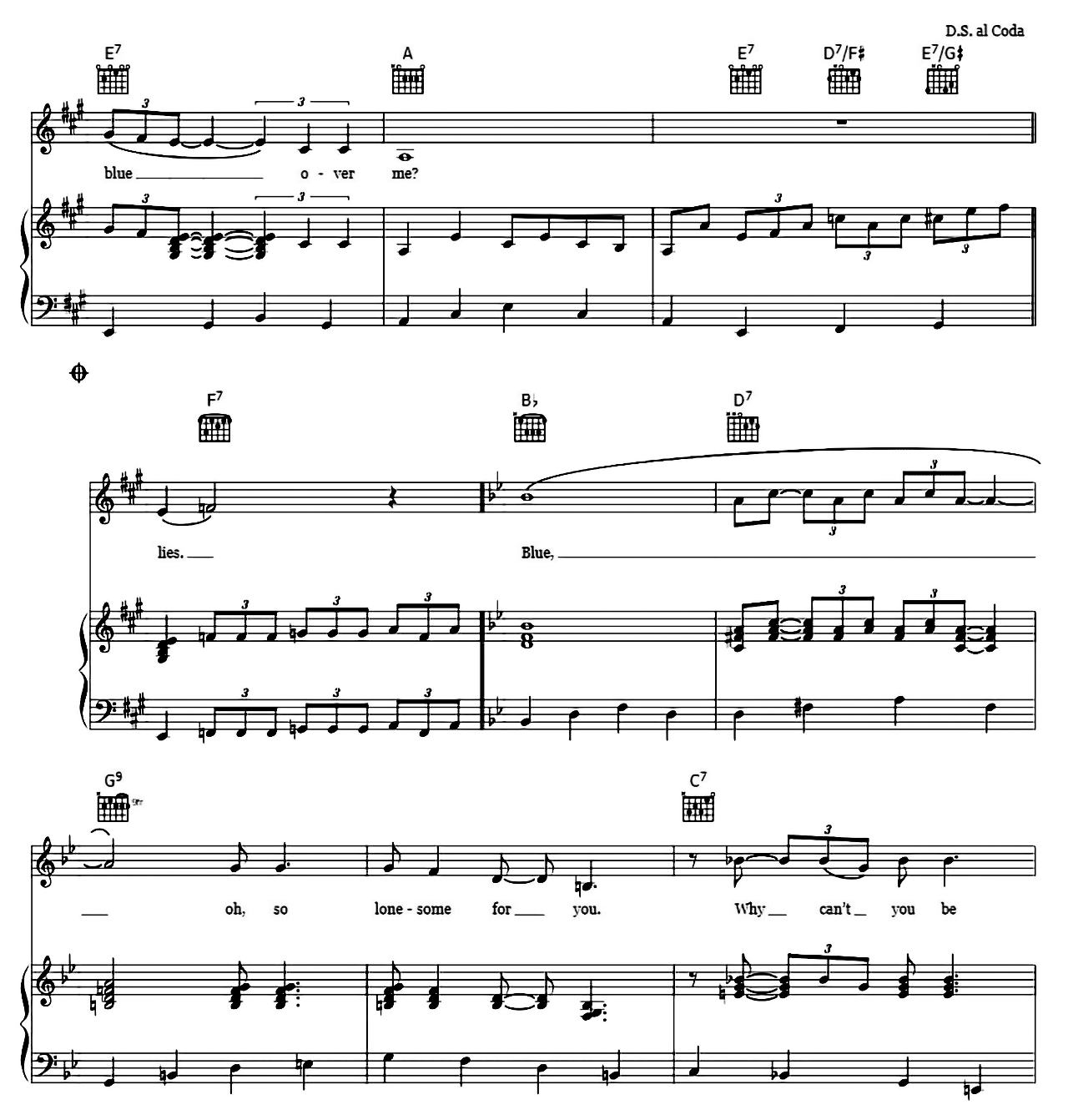 Blue sheet music 4