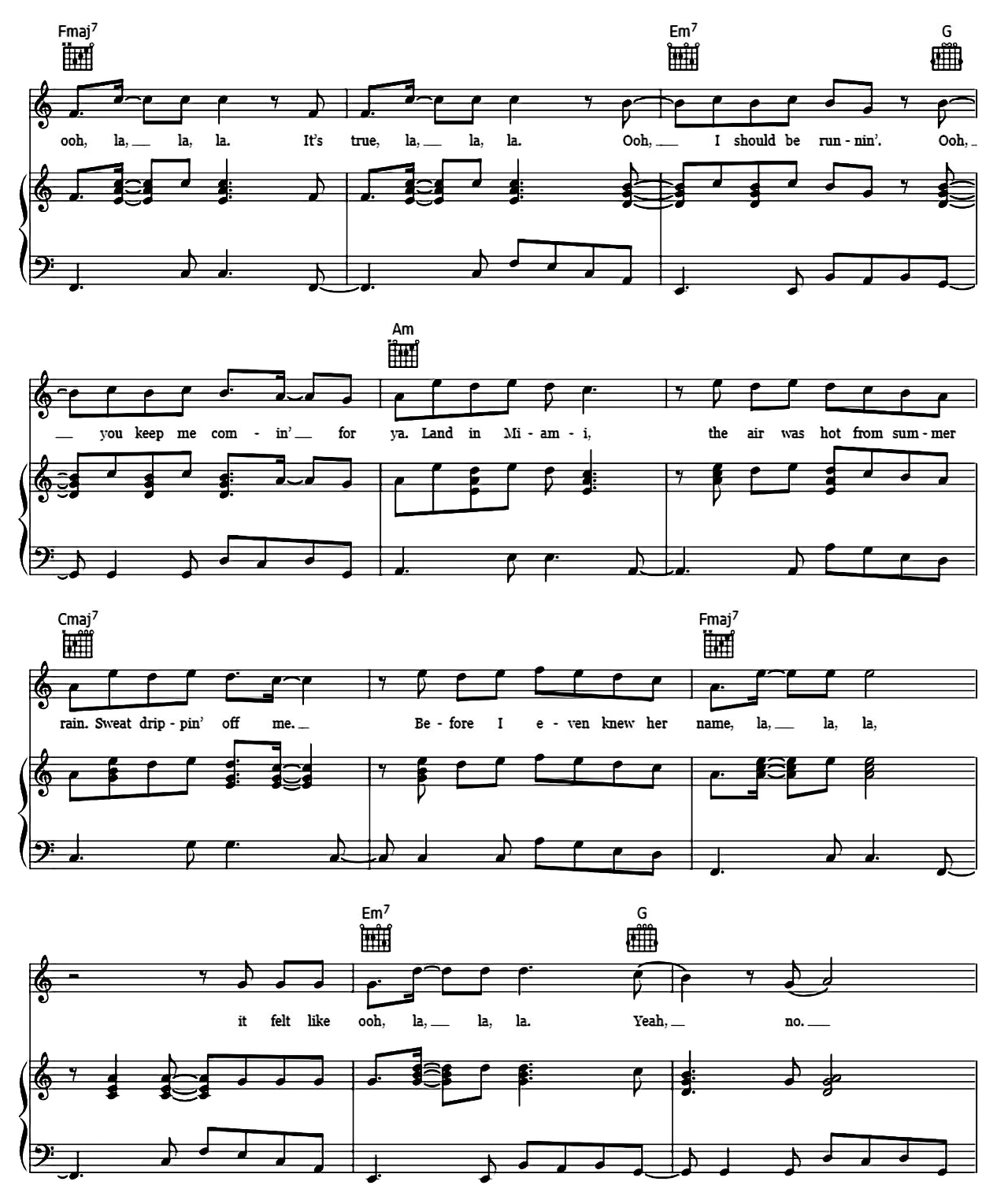 Senorita sheet music 2