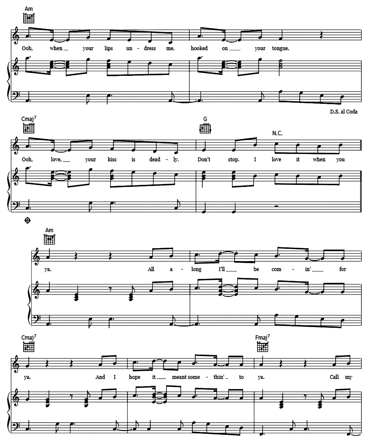 Senorita sheet music 6
