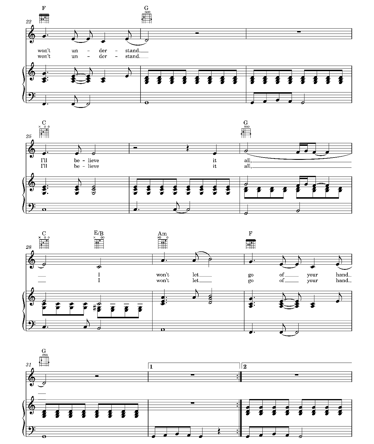 Two Birds sheet music 3