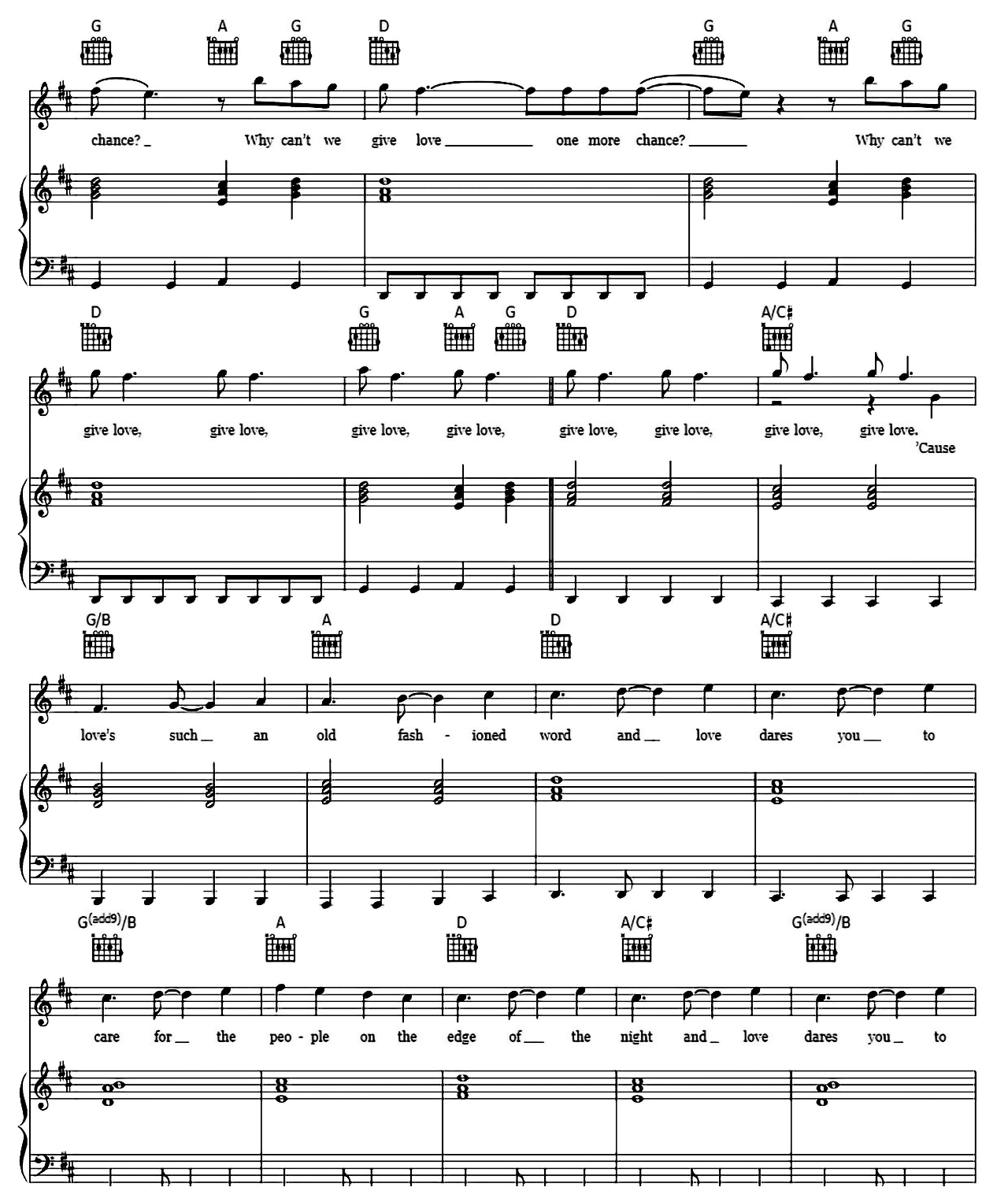 Under Pressure sheet music 7