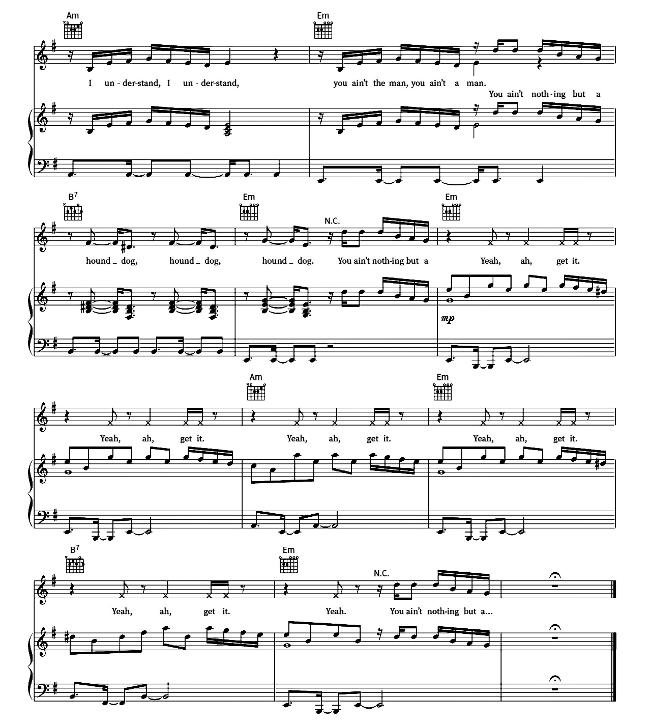 Vegas sheet music 6