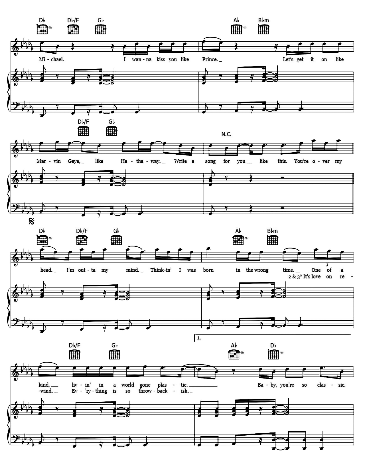 Classic sheet music 3