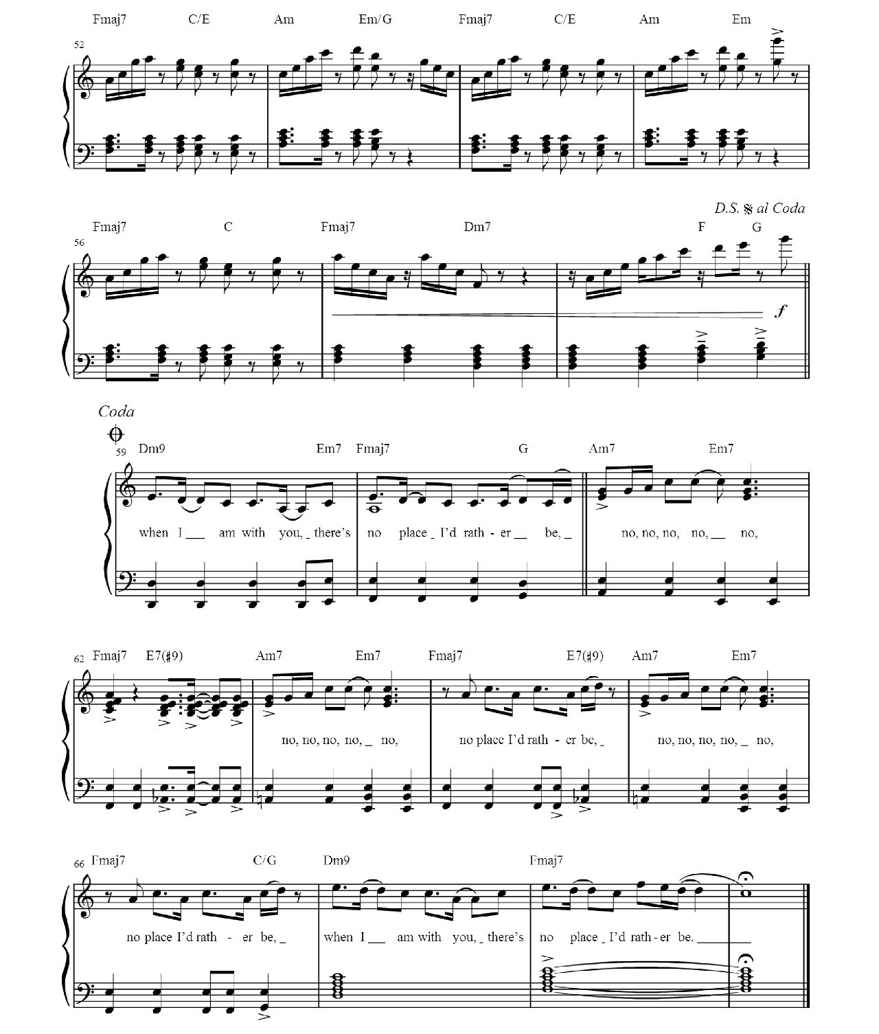 Rather Be sheet music 4
