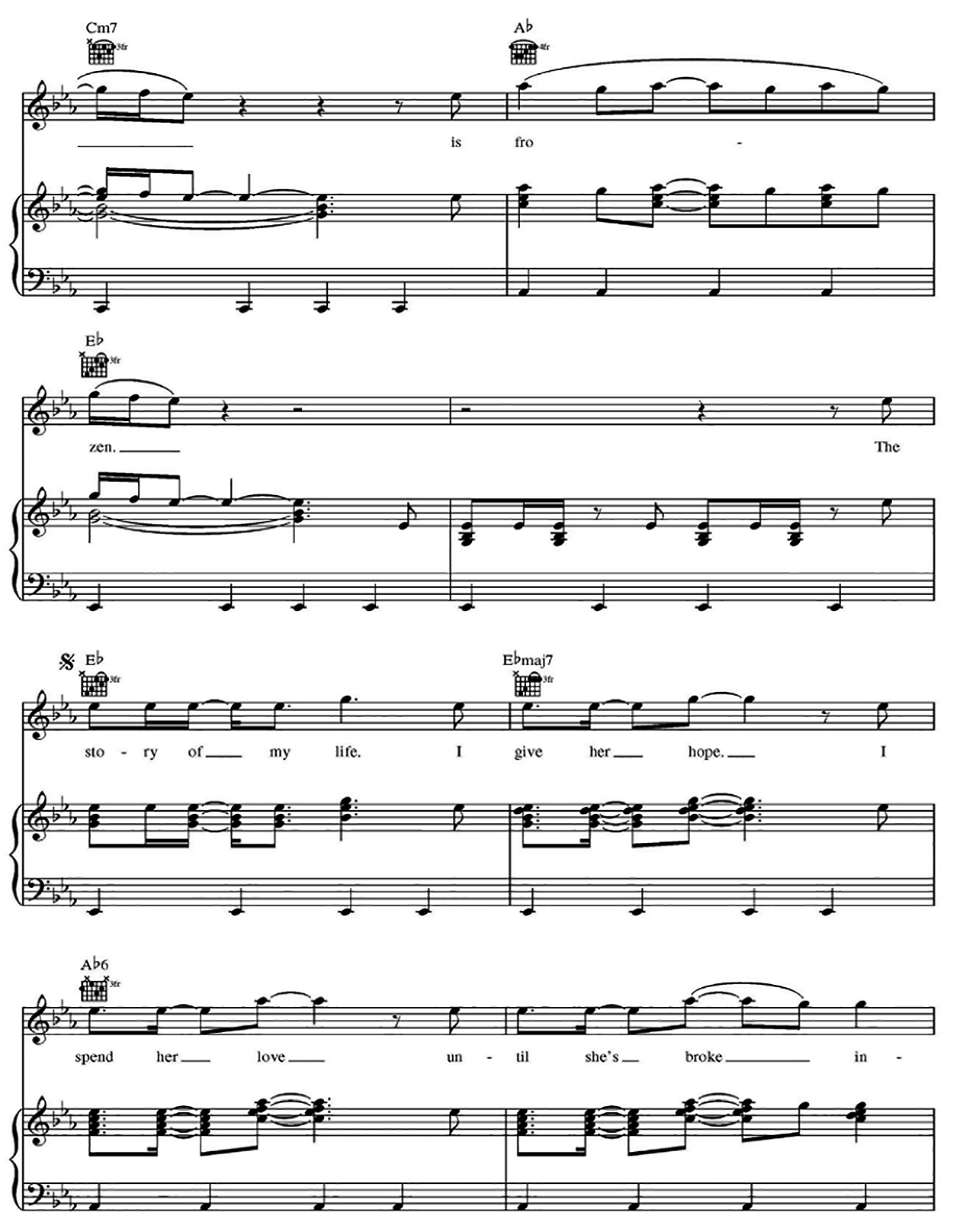 Story Of My Life sheet music 5