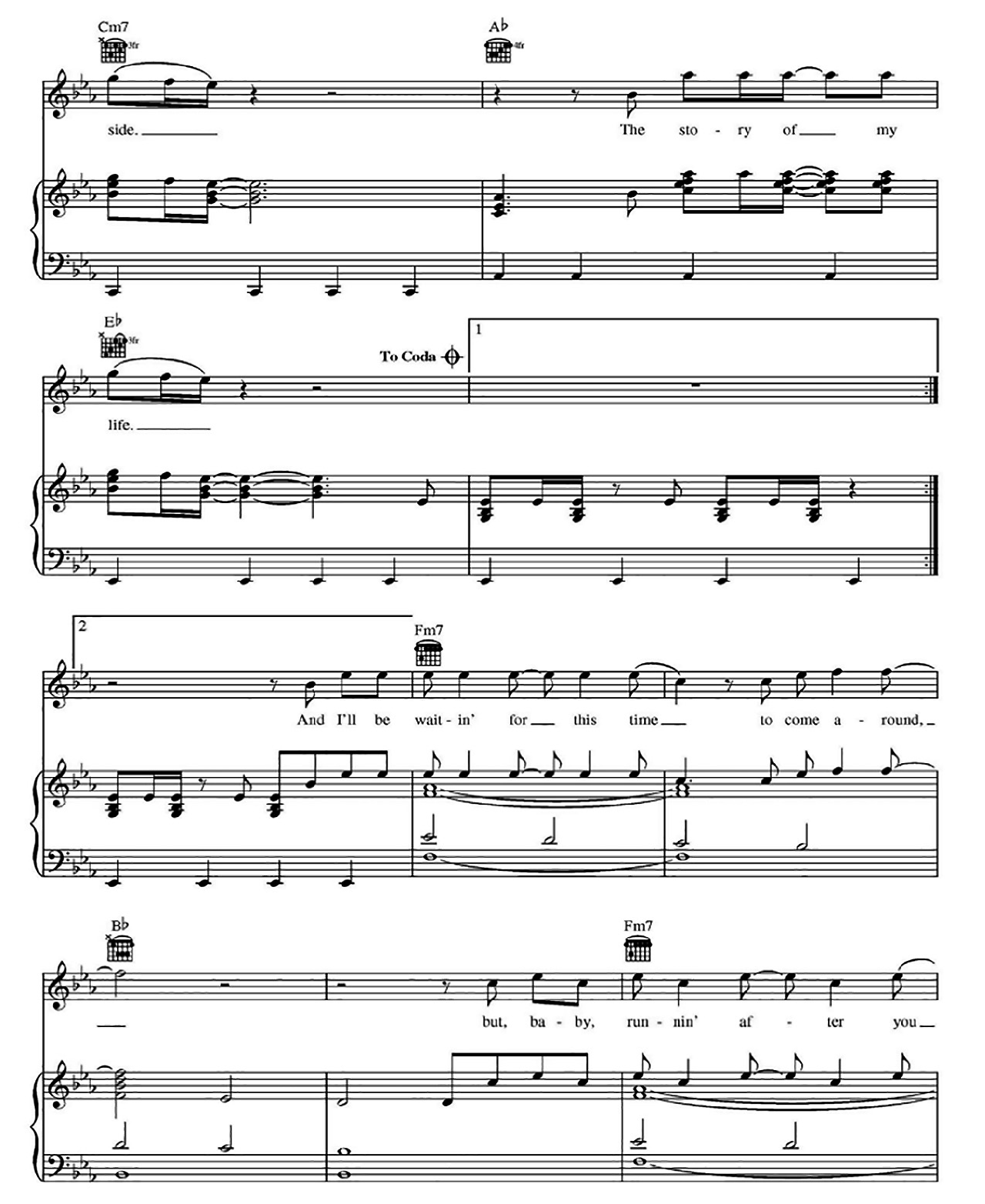Story Of My Life sheet music 6