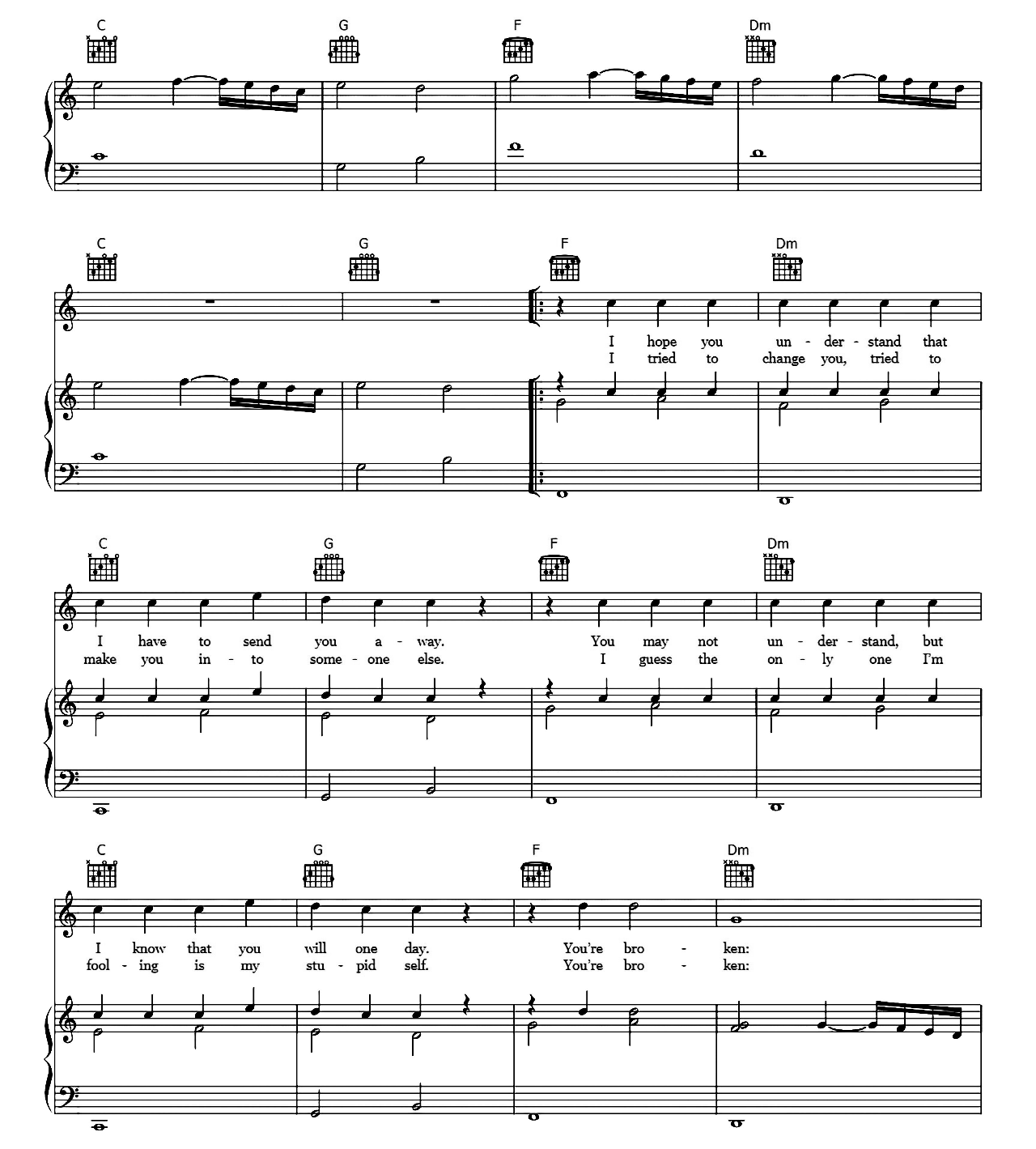 Love Goes sheet music 2