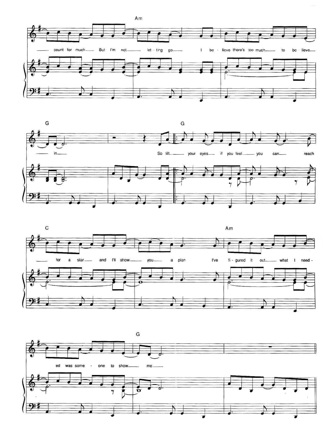 Lost In Love sheet music 2