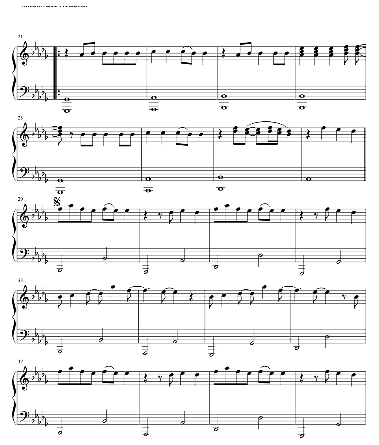 Stitches sheet music 2