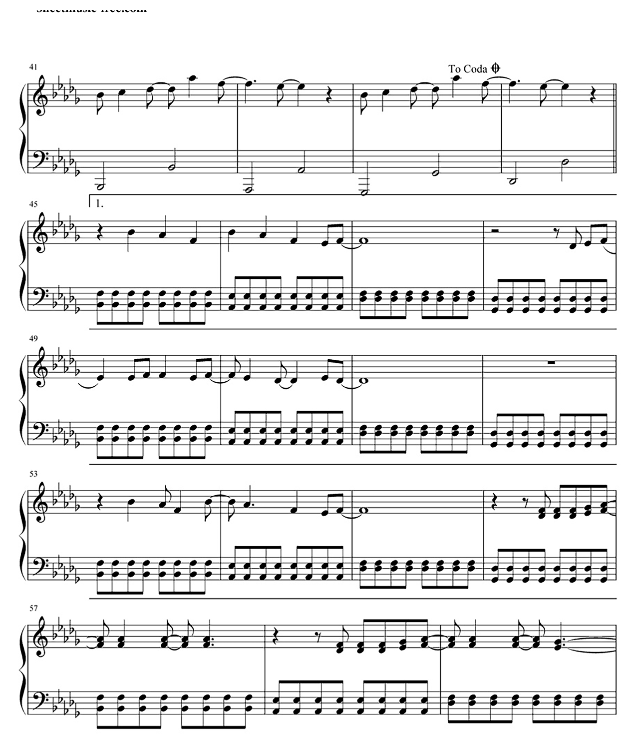 Stitches sheet music 3