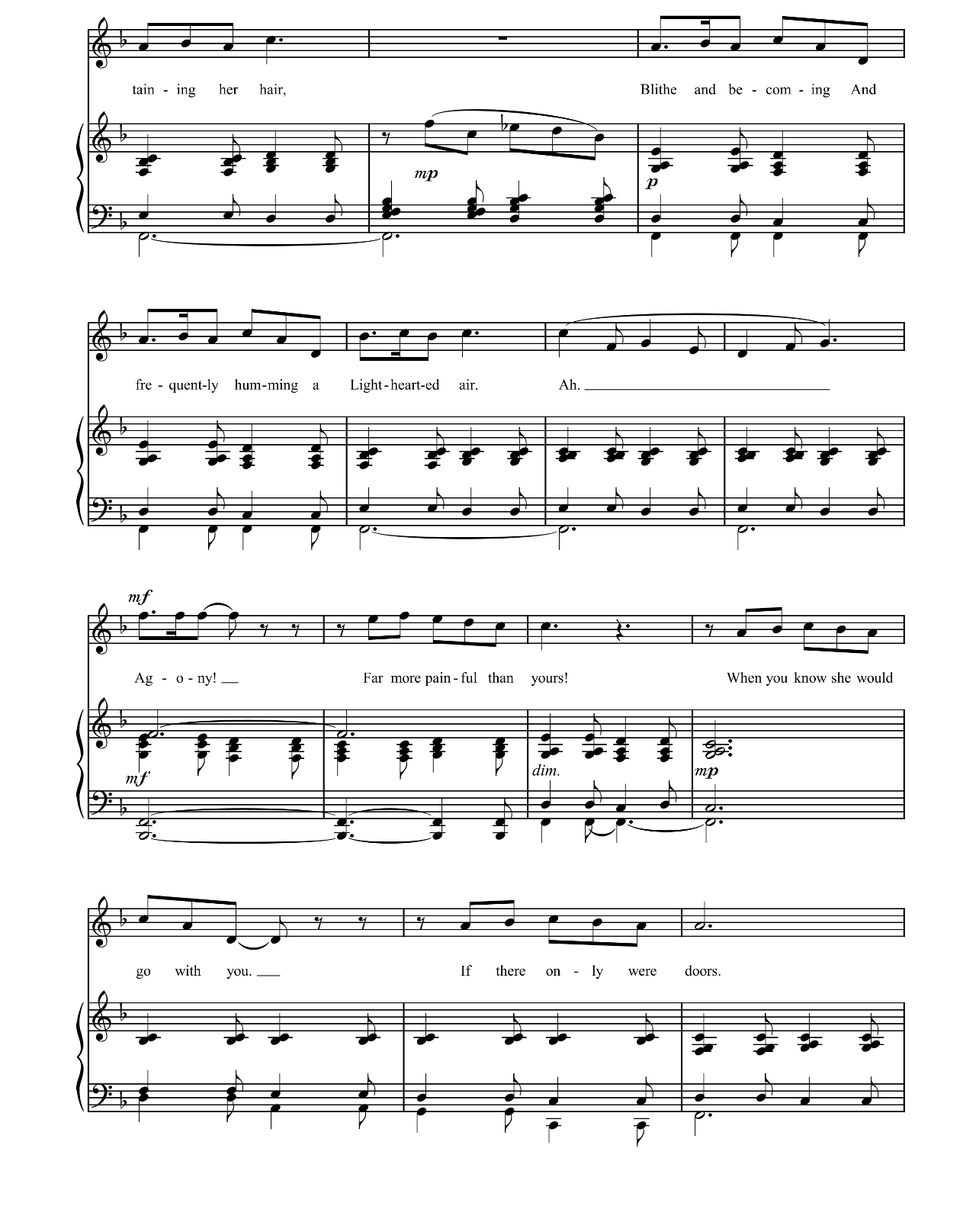 Agony sheet music 3