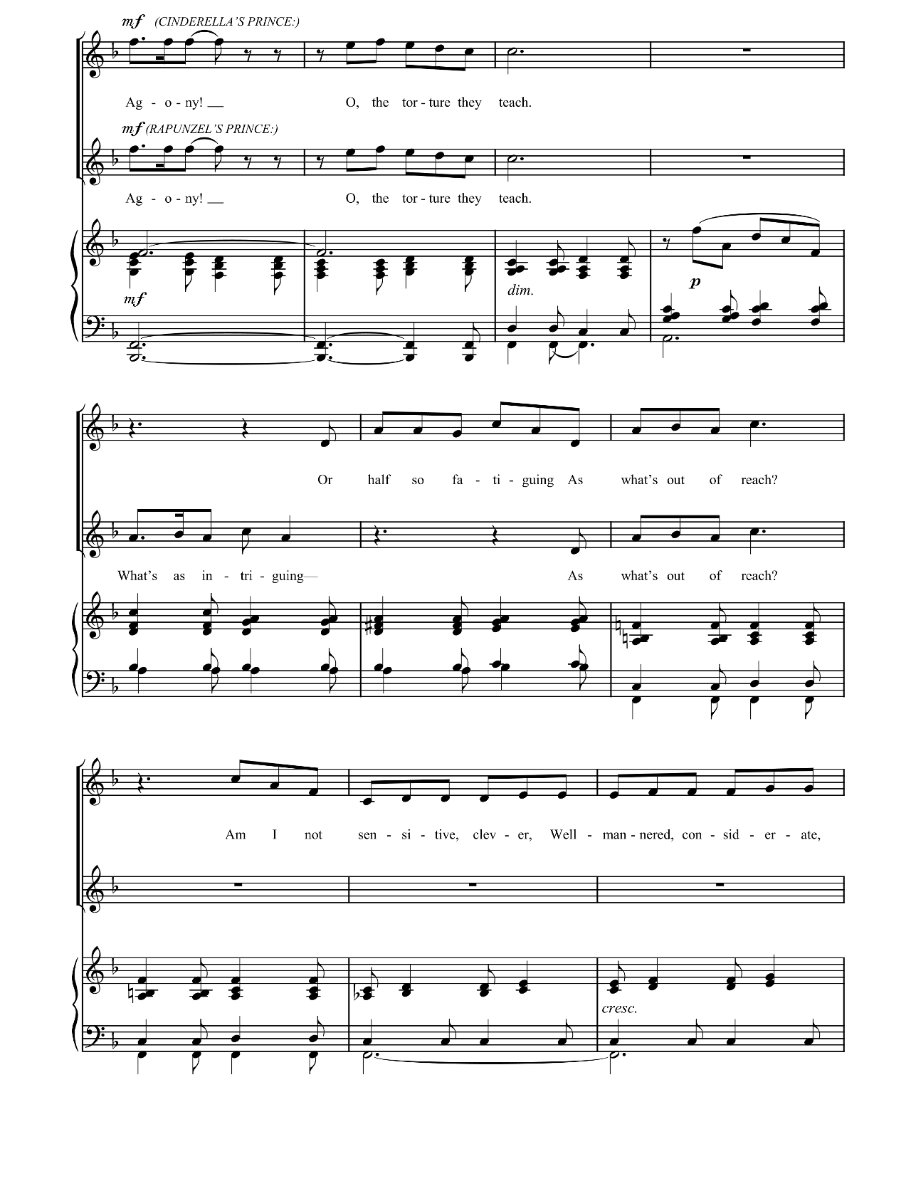 Agony sheet music 4