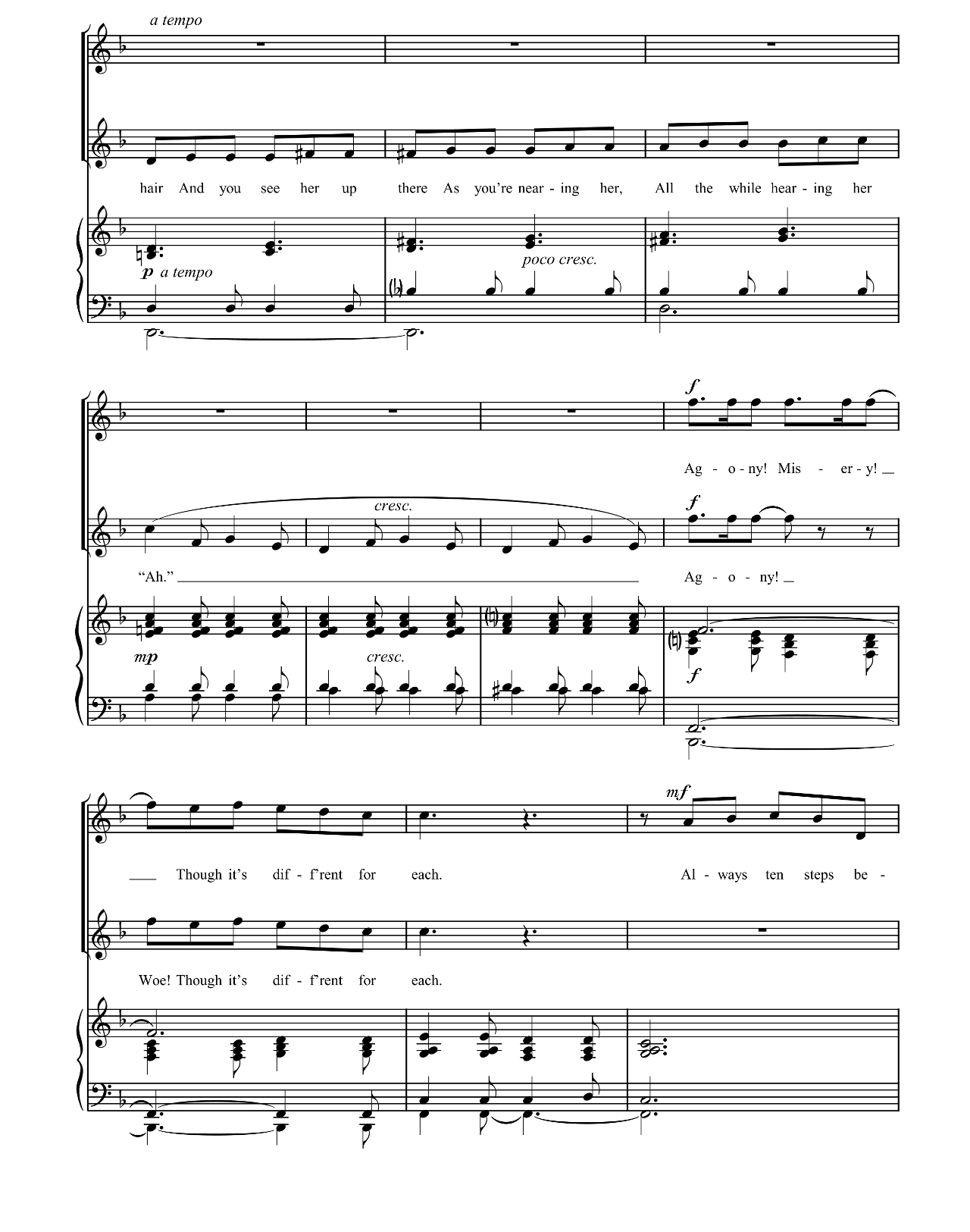 Agony sheet music 6