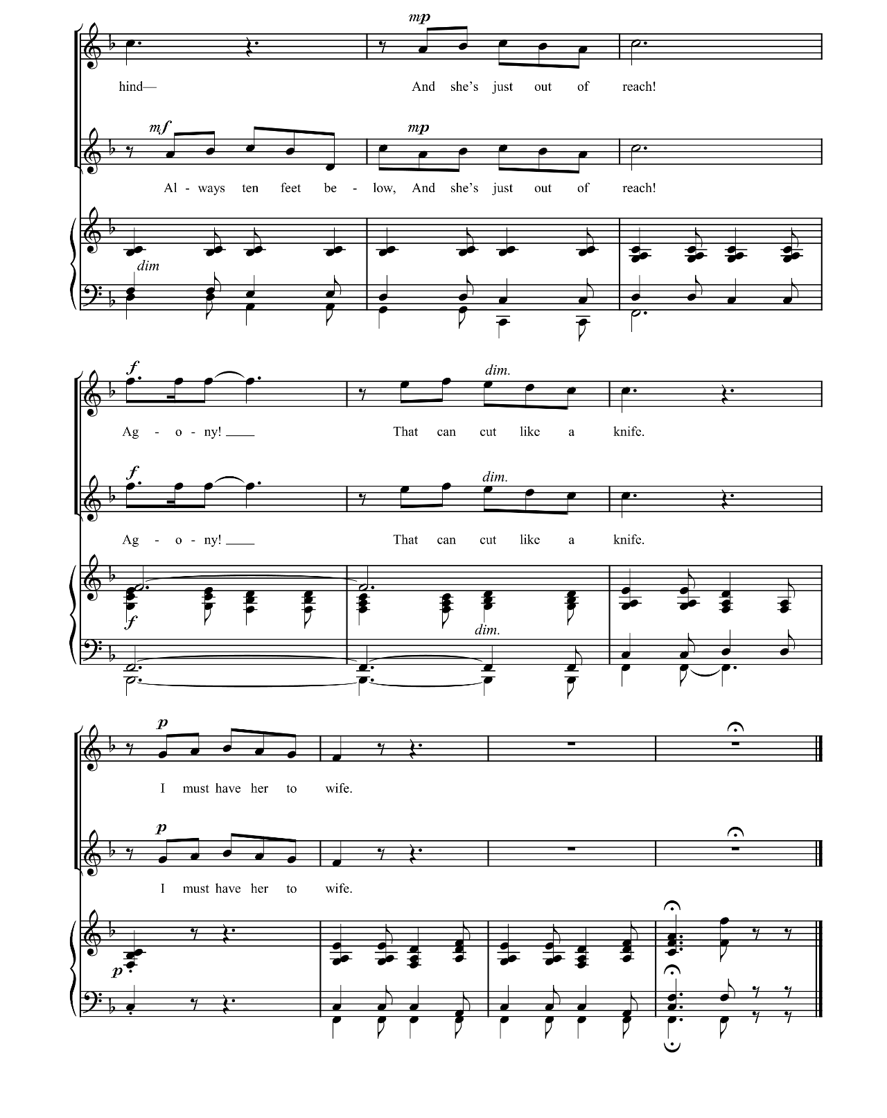 Agony sheet music 7