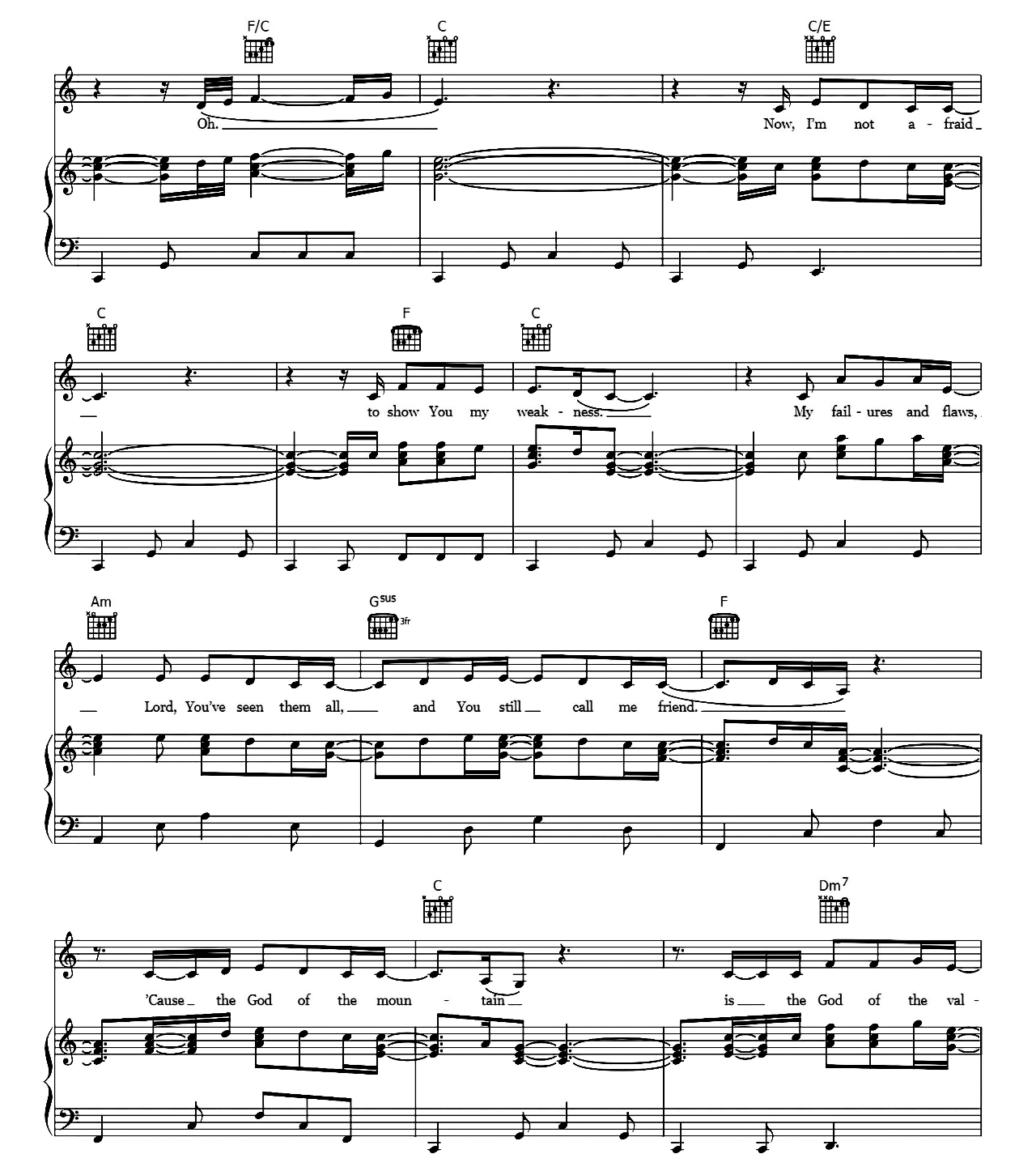 Graves Into Gardens sheet music 3