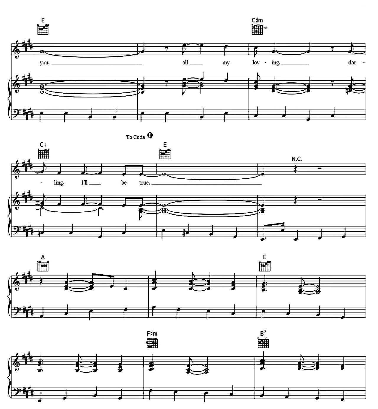 All My Loving sheet music 3