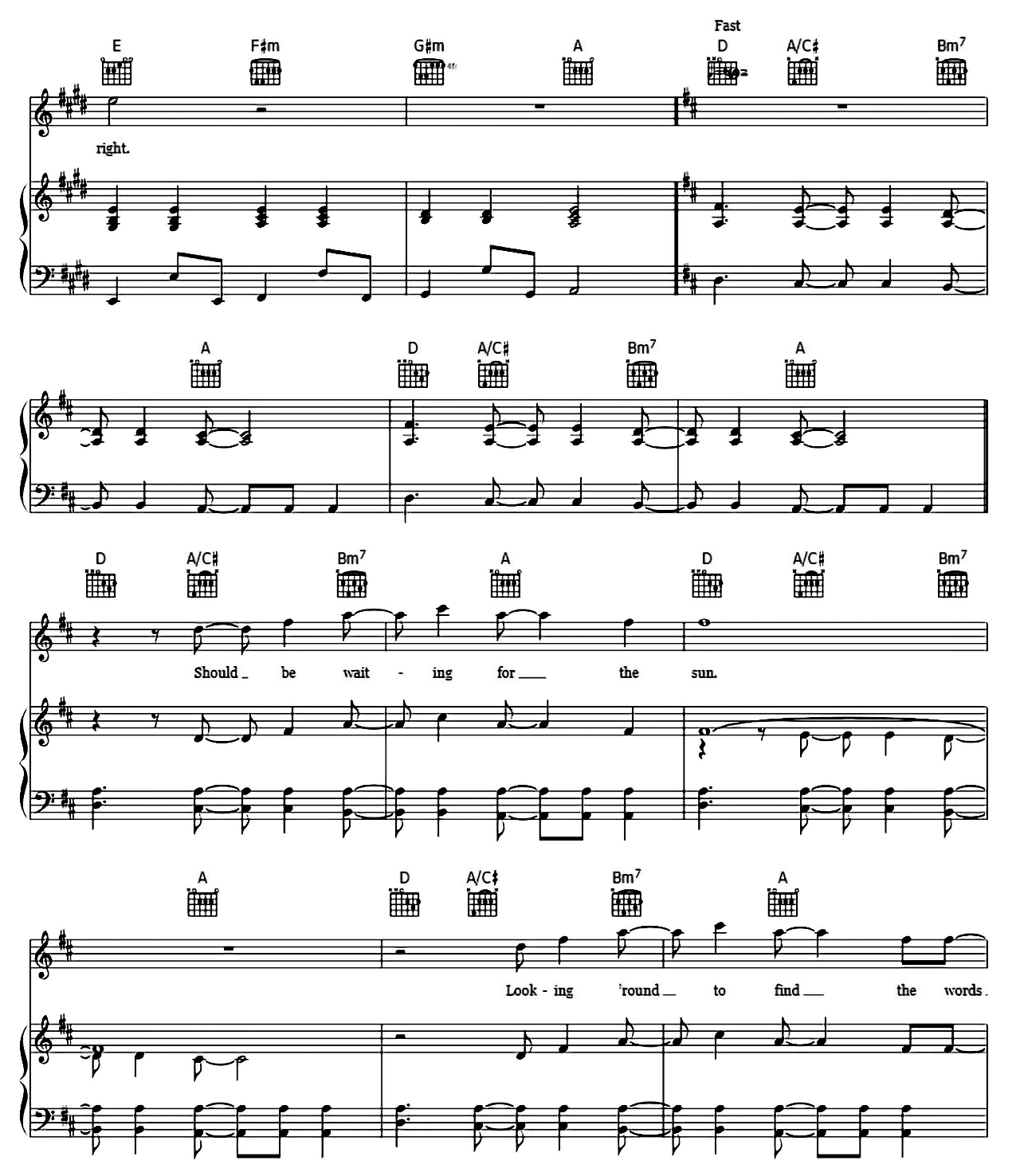 Doing All Right sheet music 3