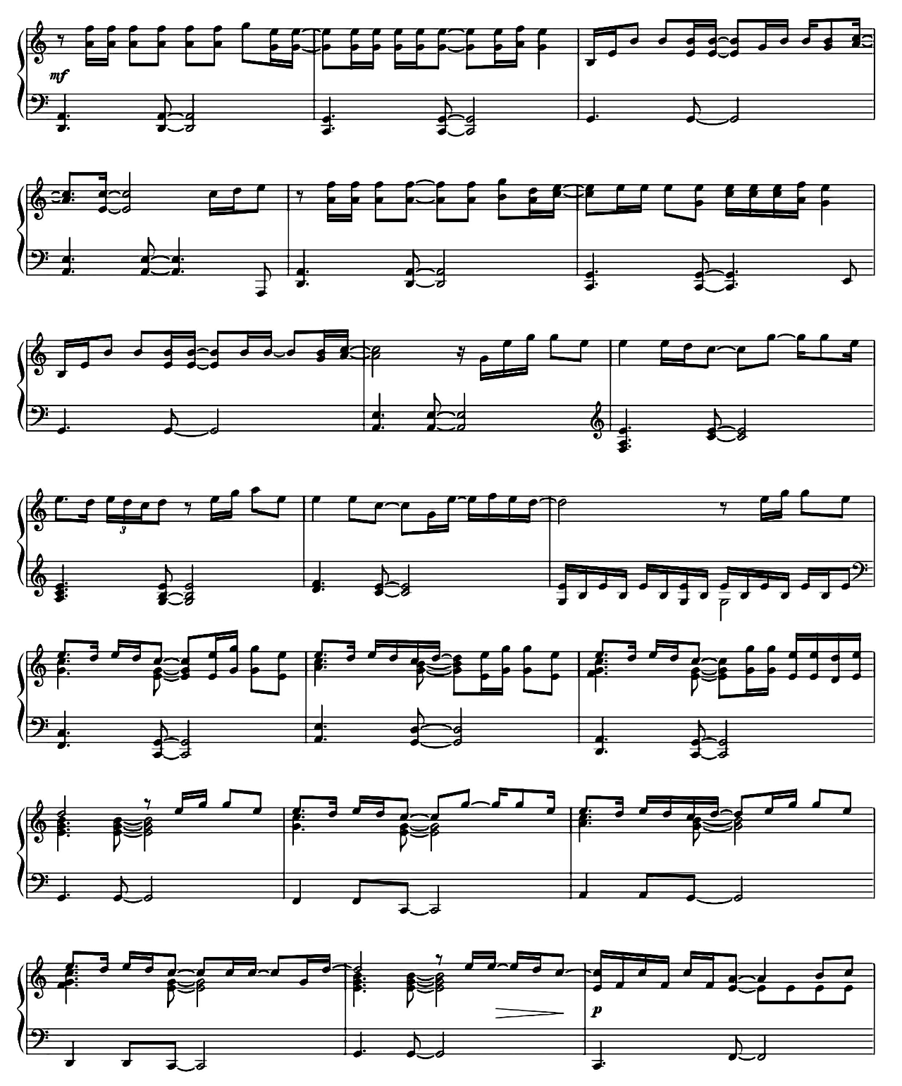 Let It Go sheet music 3