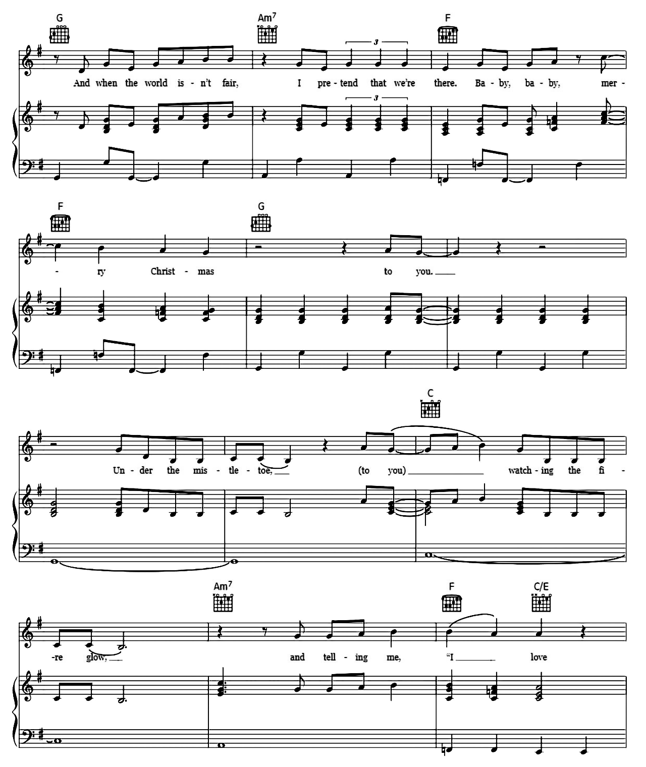 Christmas Tree Farm sheet music 6